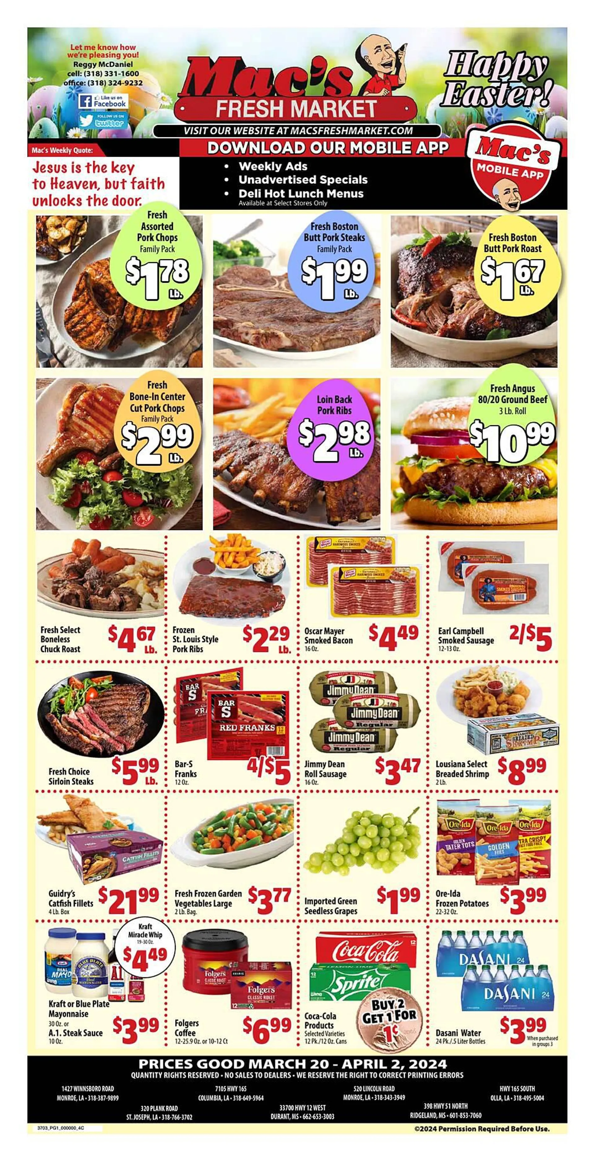 Weekly ad Mac's Market Weekly Ad from March 21 to April 2 2024 - Page 
