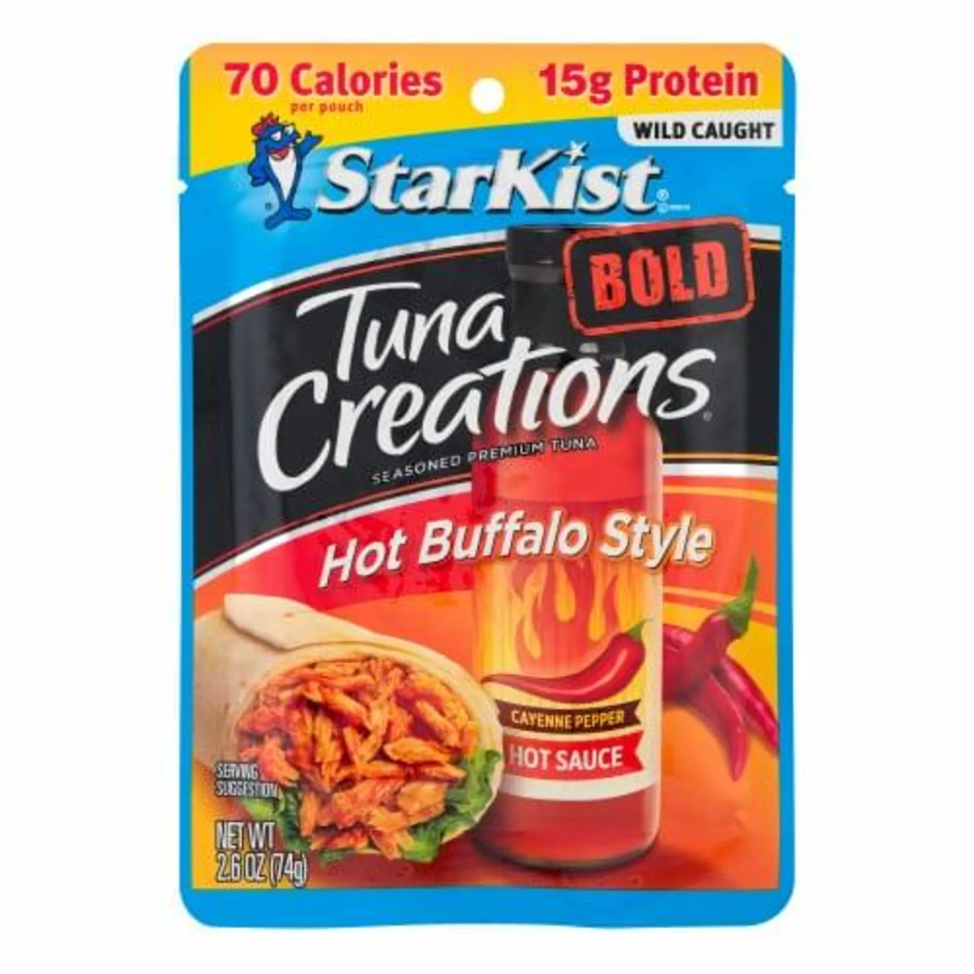 StarKist® Tuna Creations Bold Hot Buffalo Style Seasoned Tuna Pouch