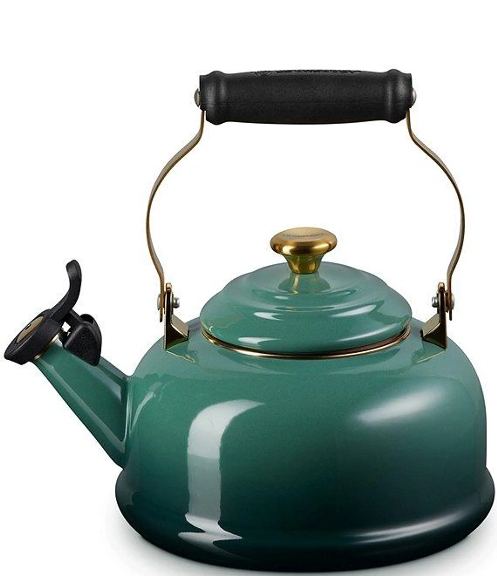 1.8-Quart Enamel Steel Noel Classic Whistling Kettle