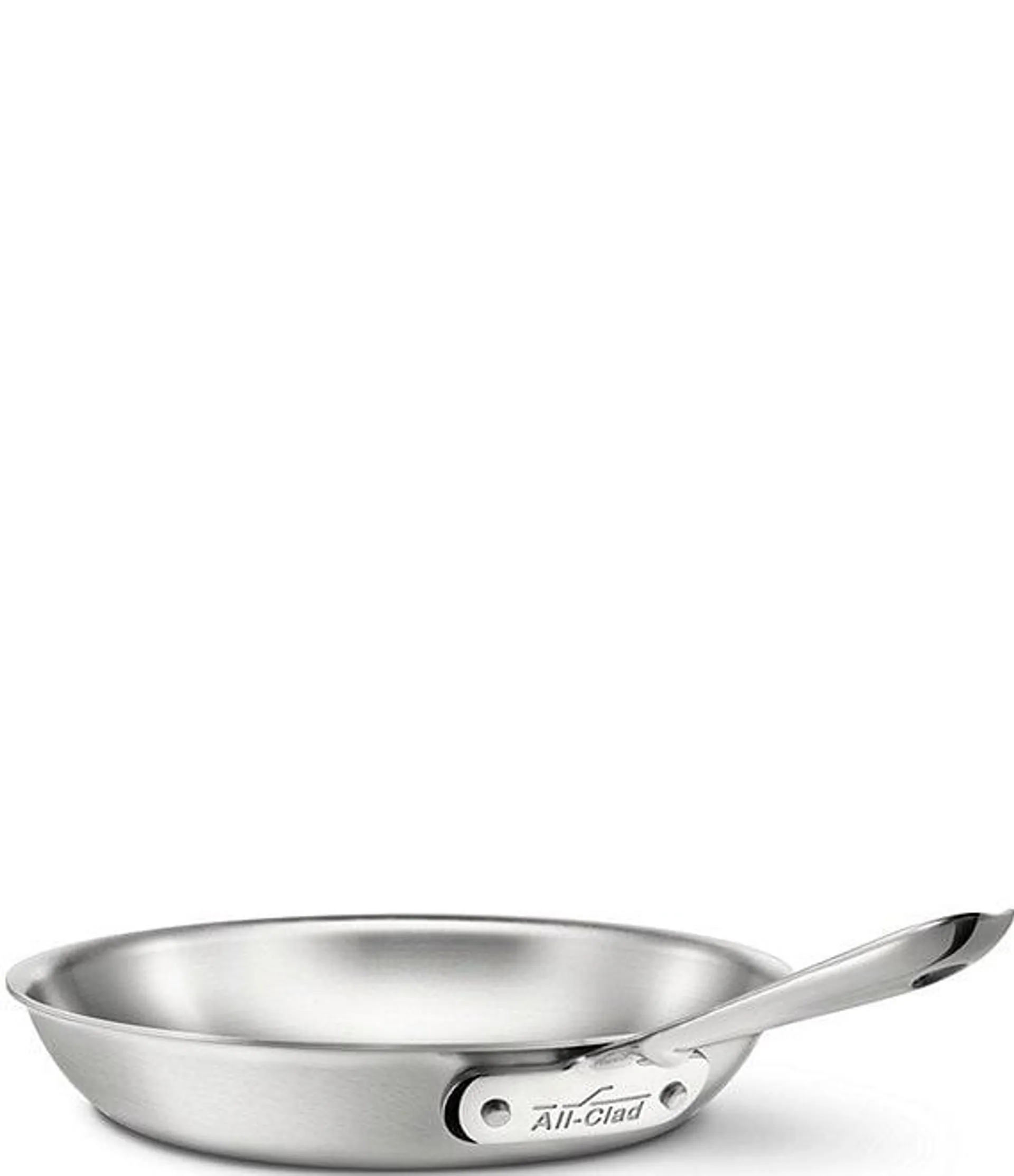 D5 Brushed Stainless Steel 5-Ply Bonded Cookware Fry Pan, 12-inch