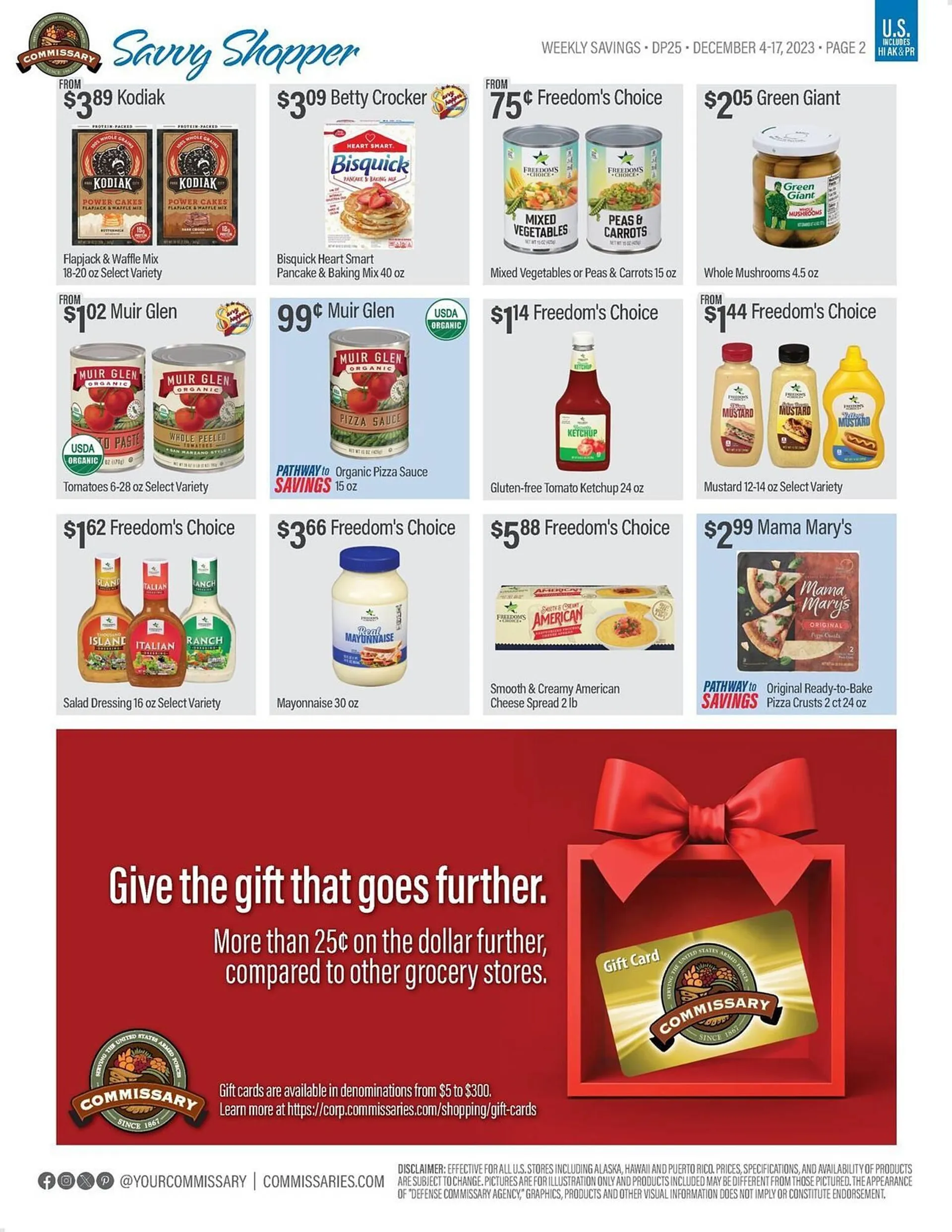 Weekly ad Commissary Weekly Ad from December 4 to December 17 2023 - Page 2