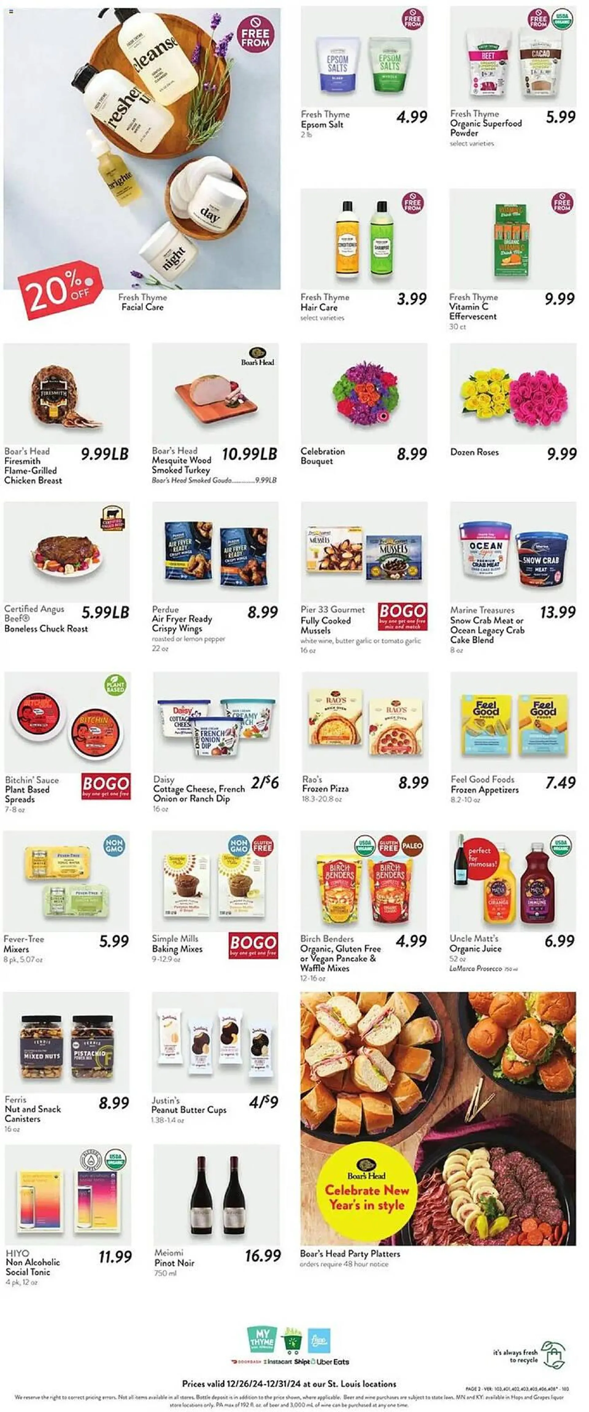 Weekly ad Fresh Thyme Weekly Ad from December 26 to December 31 2024 - Page 2