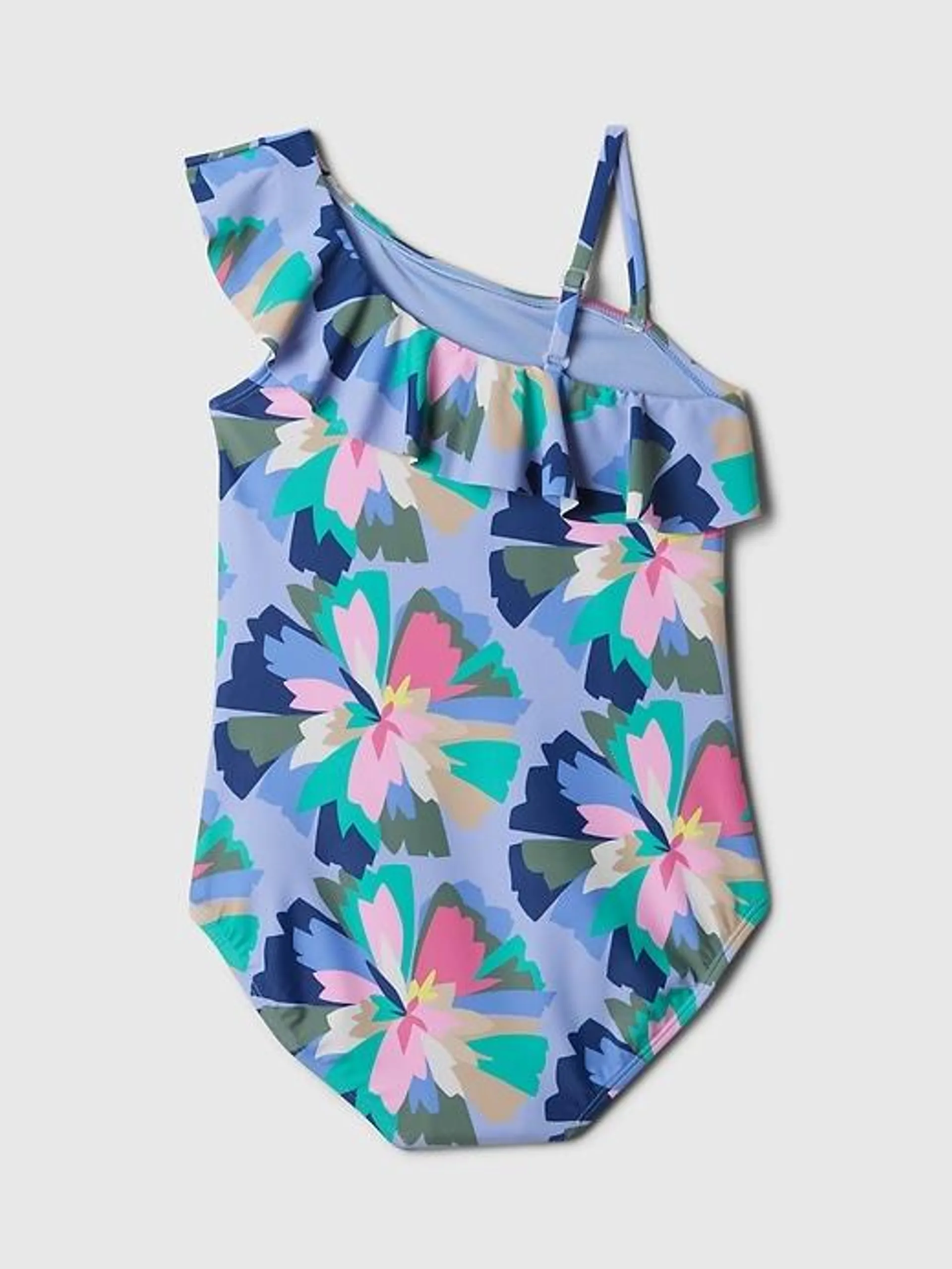 Kids Asymmetric One-Piece Swimsuit