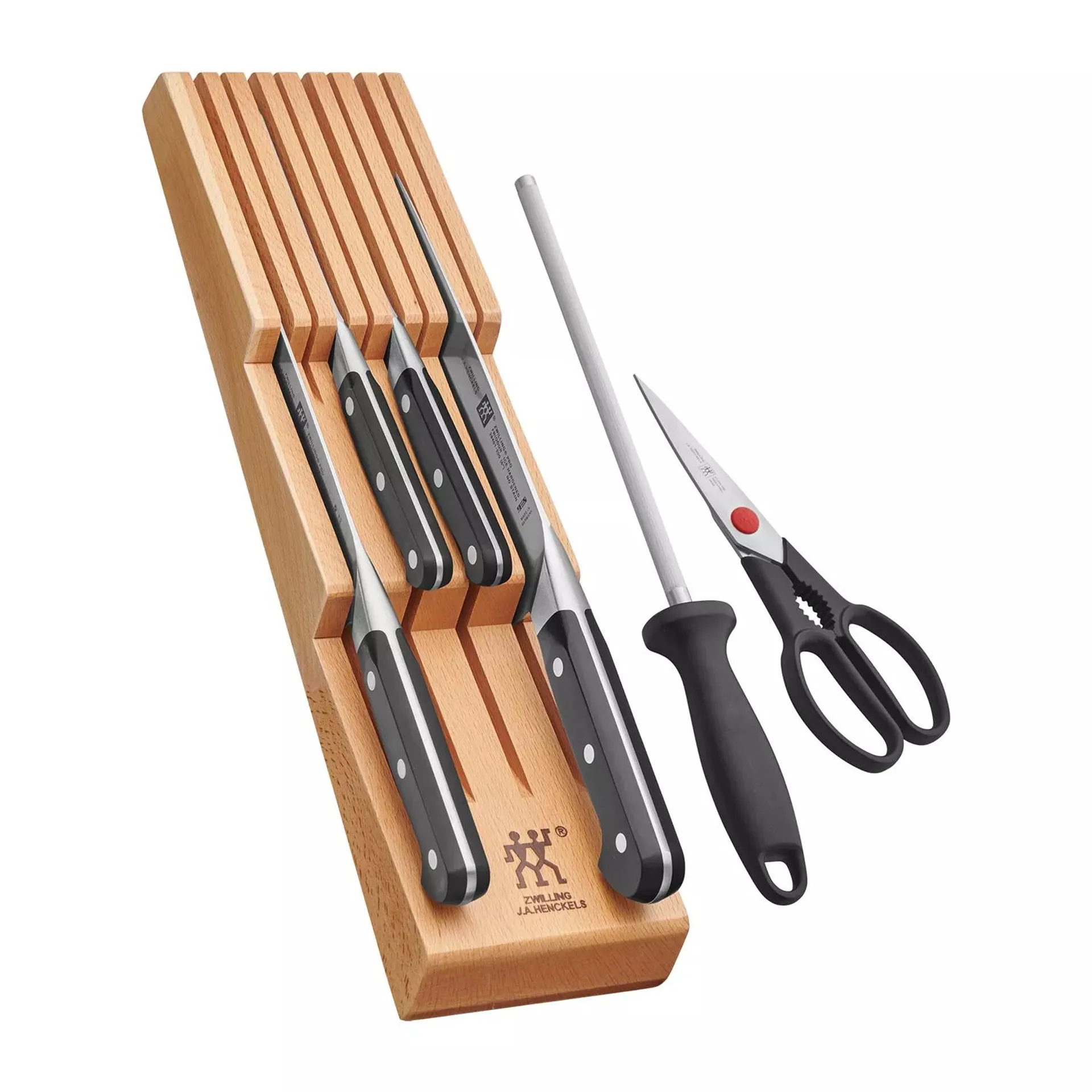 Zwilling Pro 7-Piece In-Drawer Block Set