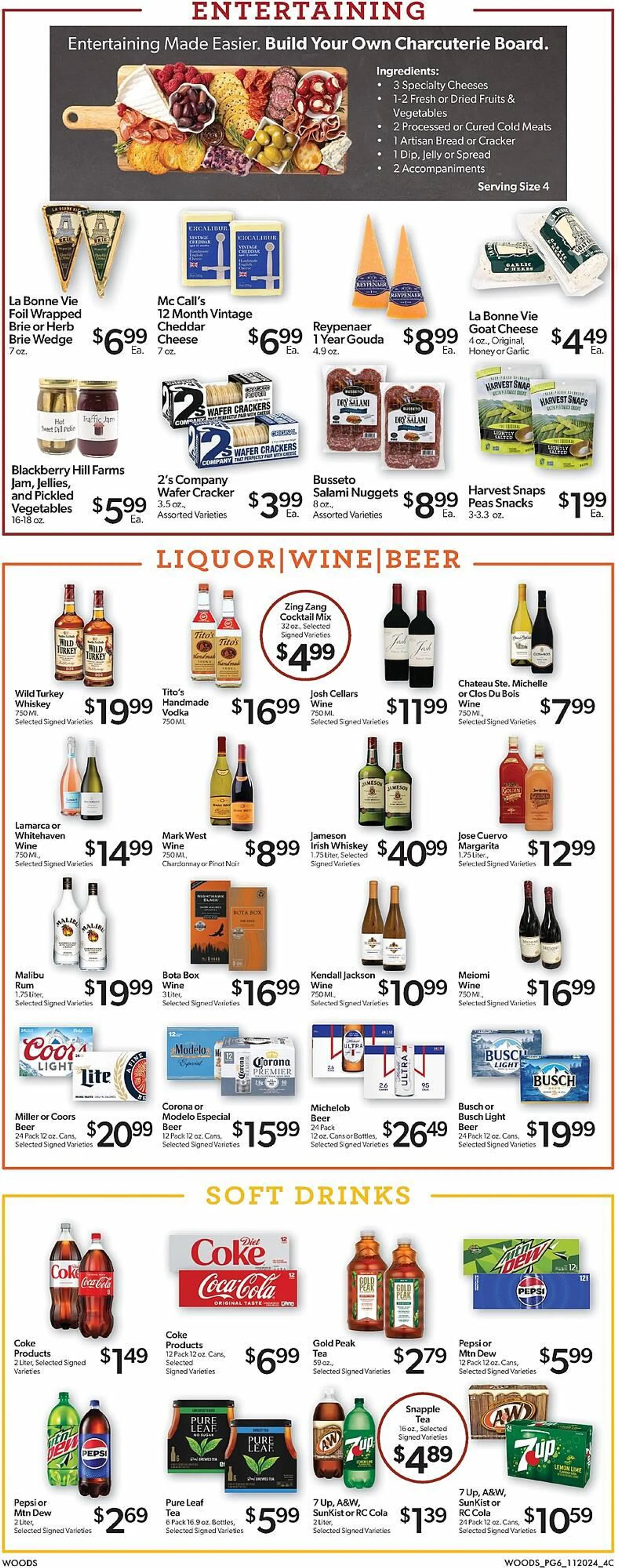 Weekly ad Woods Supermarket Weekly Ad from November 20 to December 3 2024 - Page 6