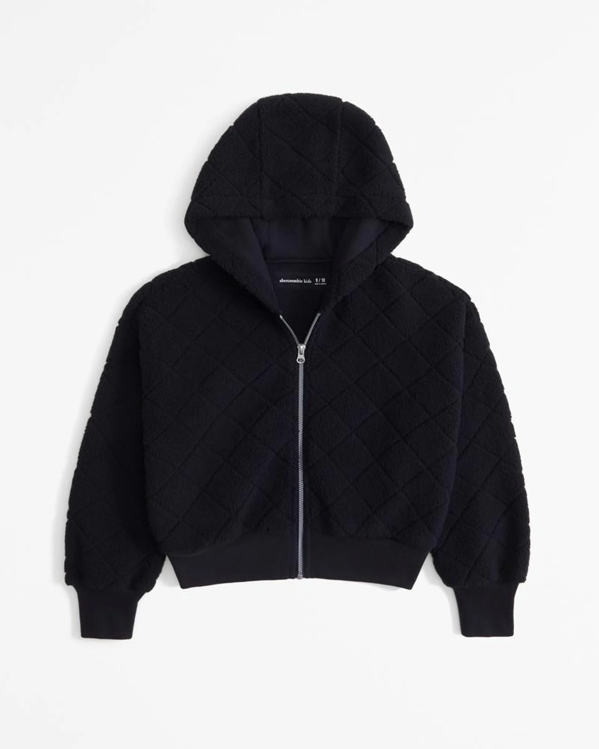 sherpa full-zip hoodie