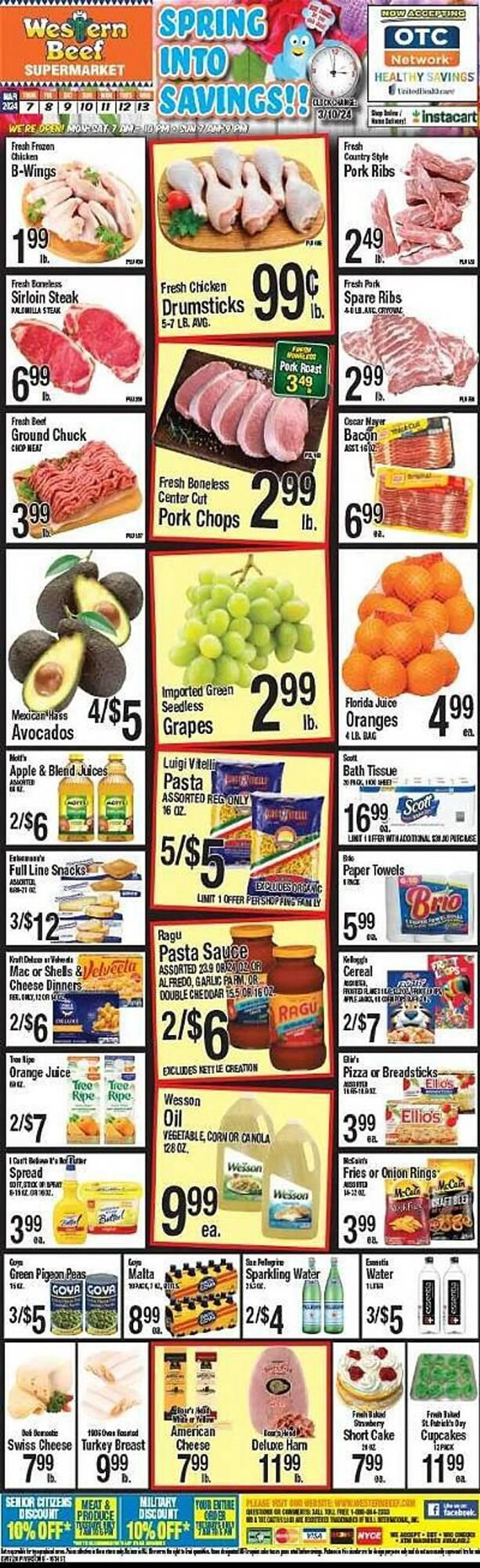 Weekly ad Western Beef Weekly Ad from March 7 to March 13 2024 - Page 