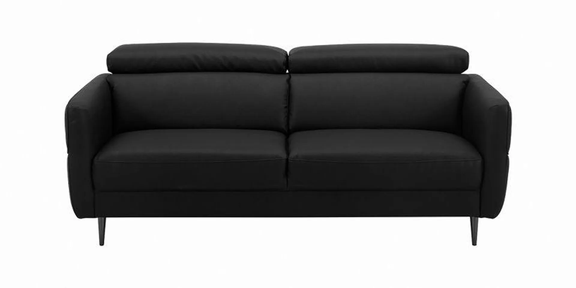 Luca 3 Seater Sofa Black