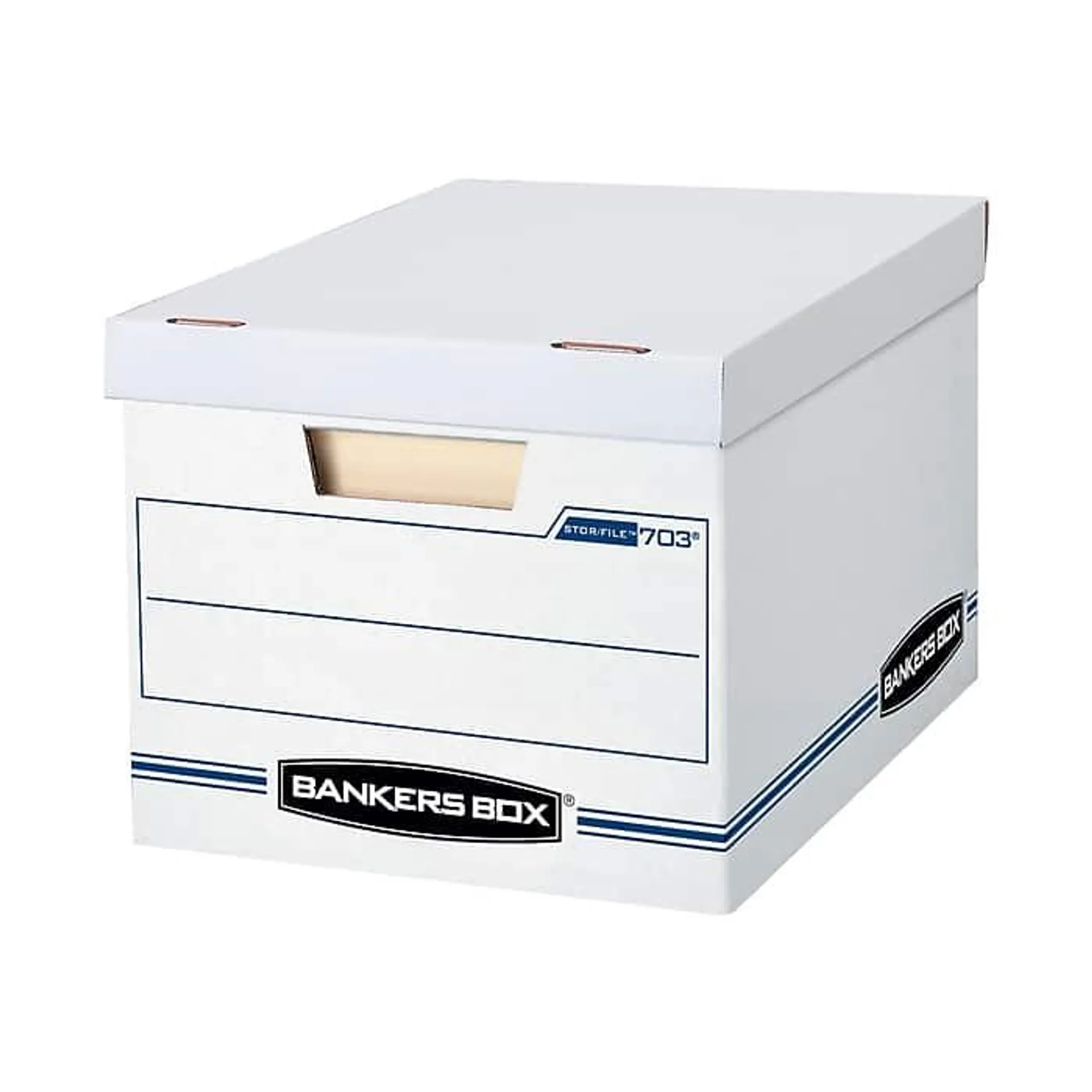 Bankers Box Stor/File 59% Recycled Corrugated File Box Lift Off Lid,