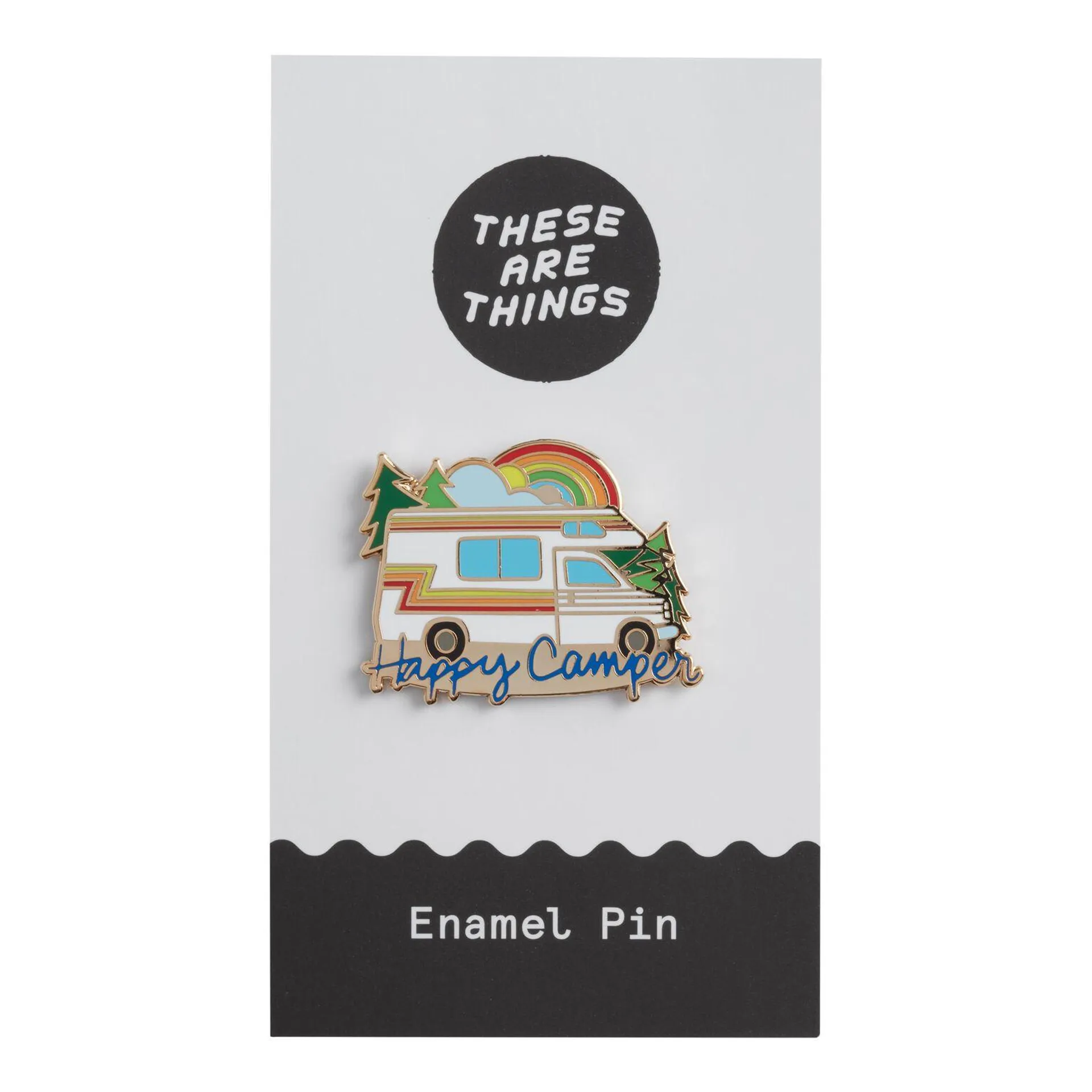 Happy Camper Enamel Pin