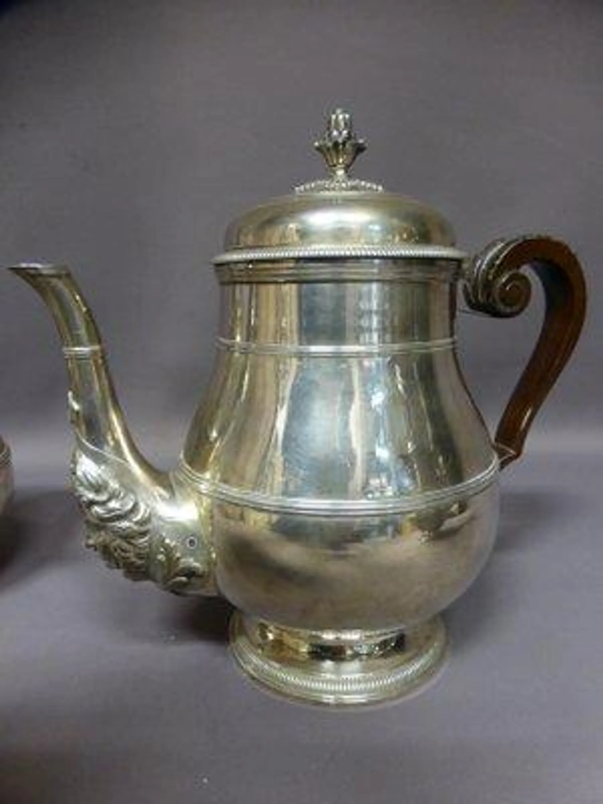 Antique Sterling Silver Coffee or Tea Service from Paul Canaux, Set of 3