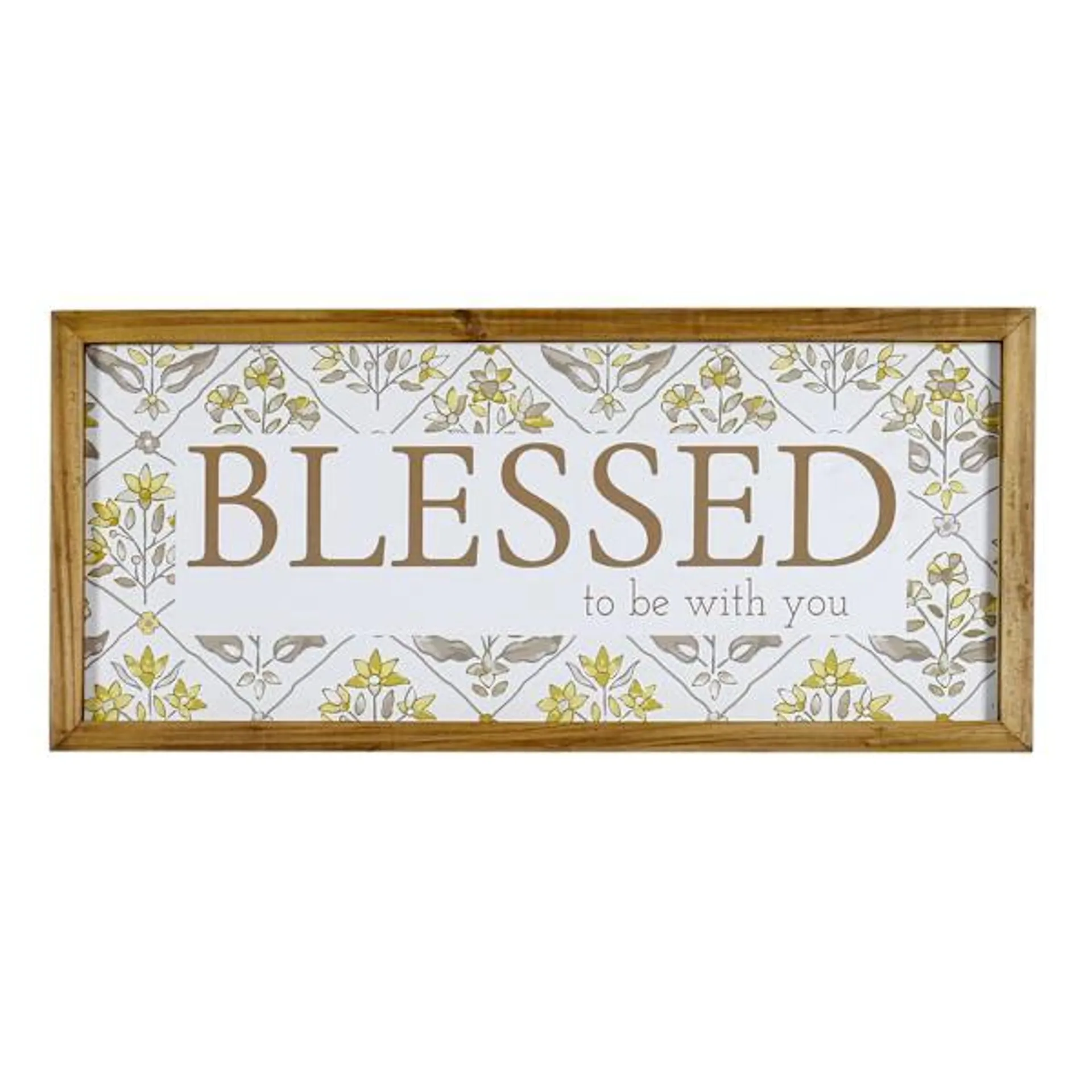 Blessed Wall Sign, 24x11