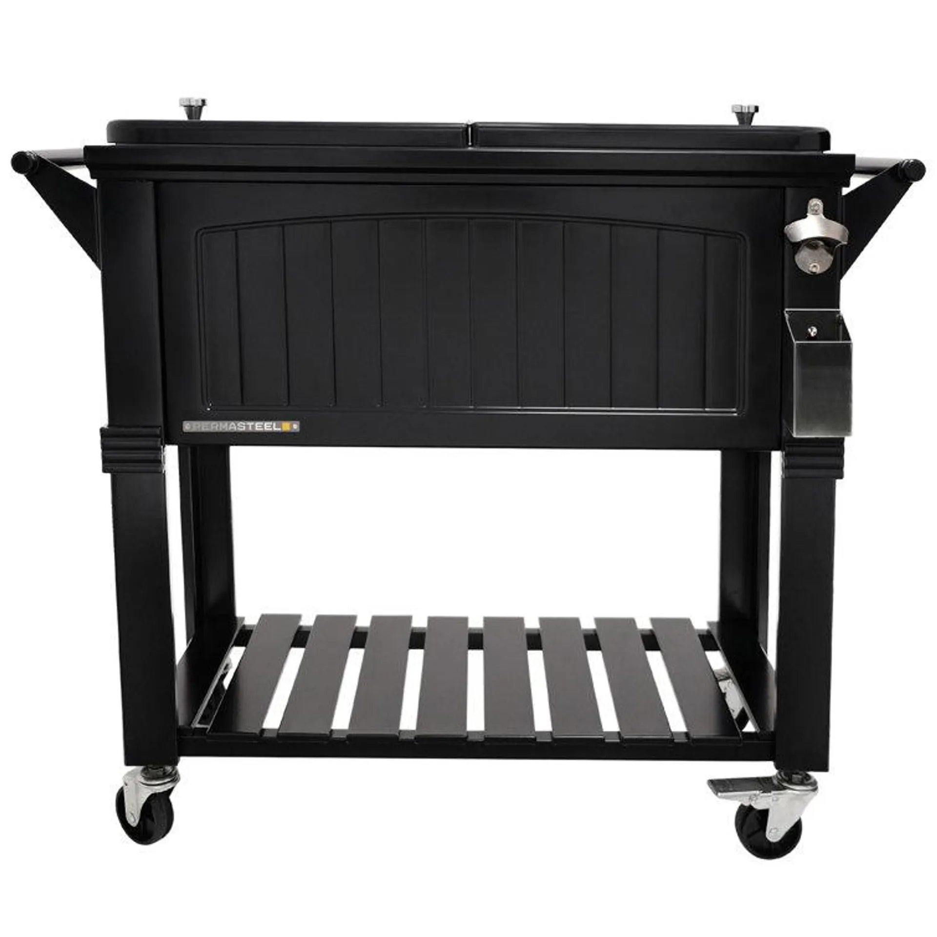 Permasteel 80 Qt. Furniture Style Rolling Patio Cooler