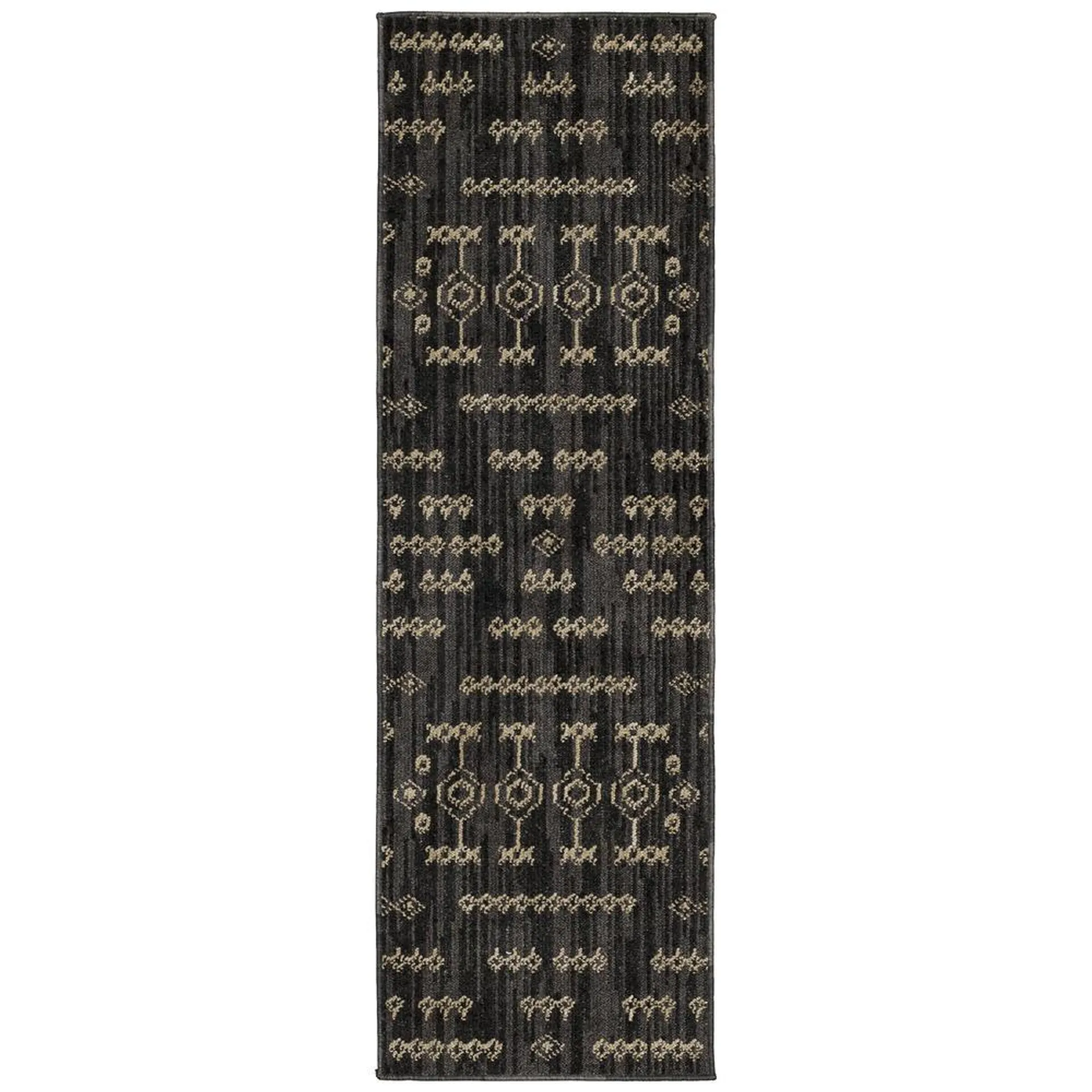 Mohawk Home® Verve Mathis Black 23.5" x 6' Accent Runner