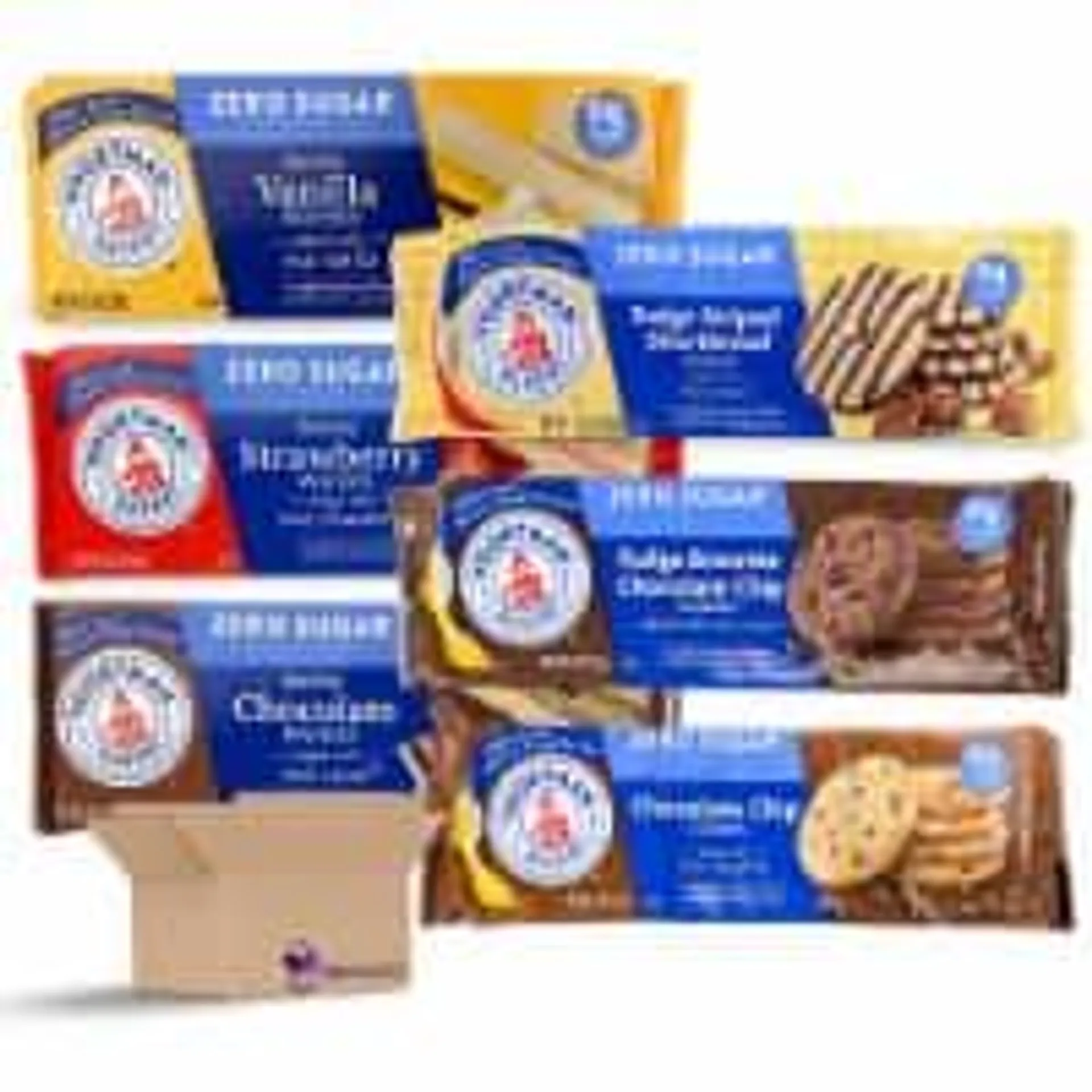 Tribeca Curations | Sugar Free Cookies & Wafers by Voortman Variety Pack | 3 Unique Cookies &