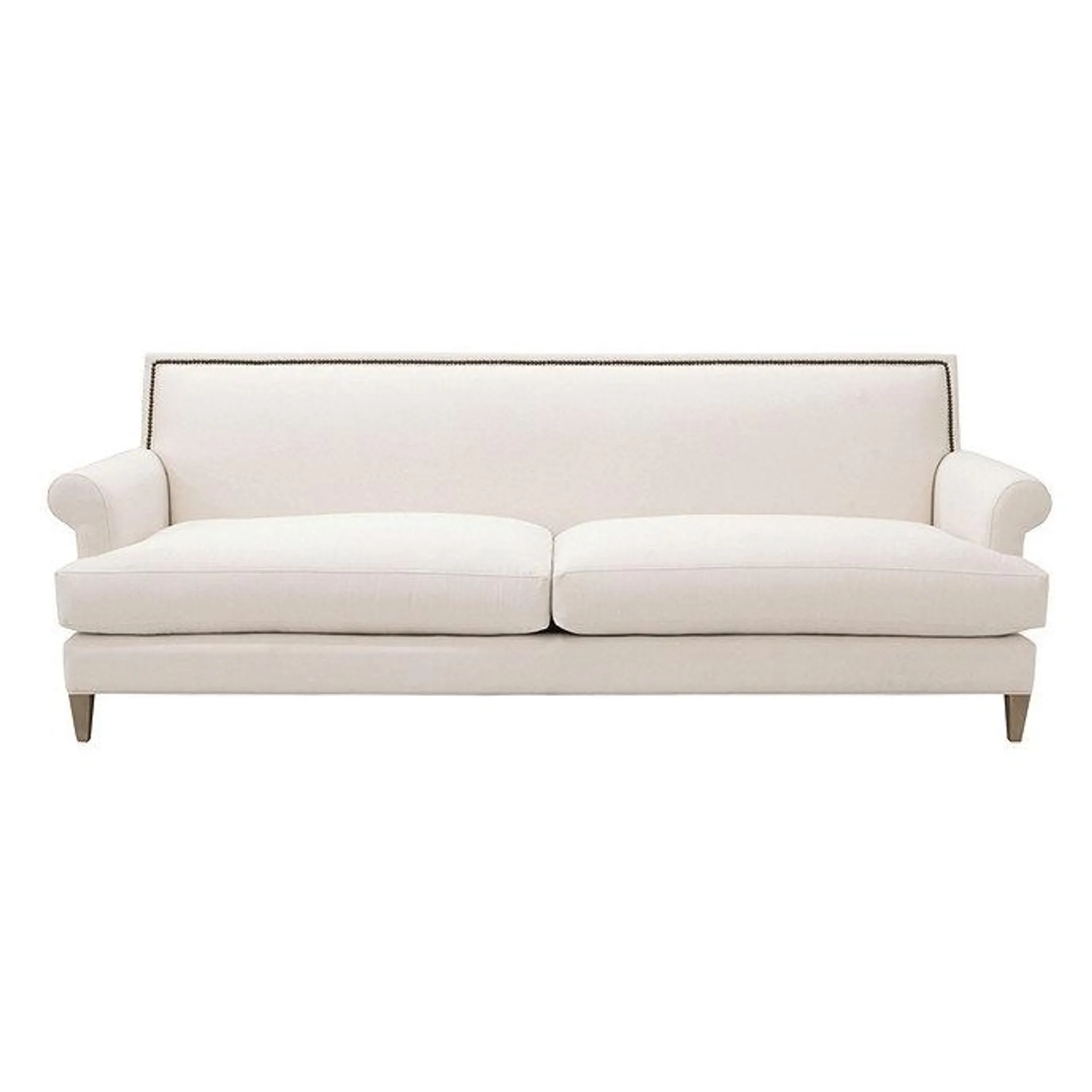 Juliana Sofa 96" with Brass Nailheads