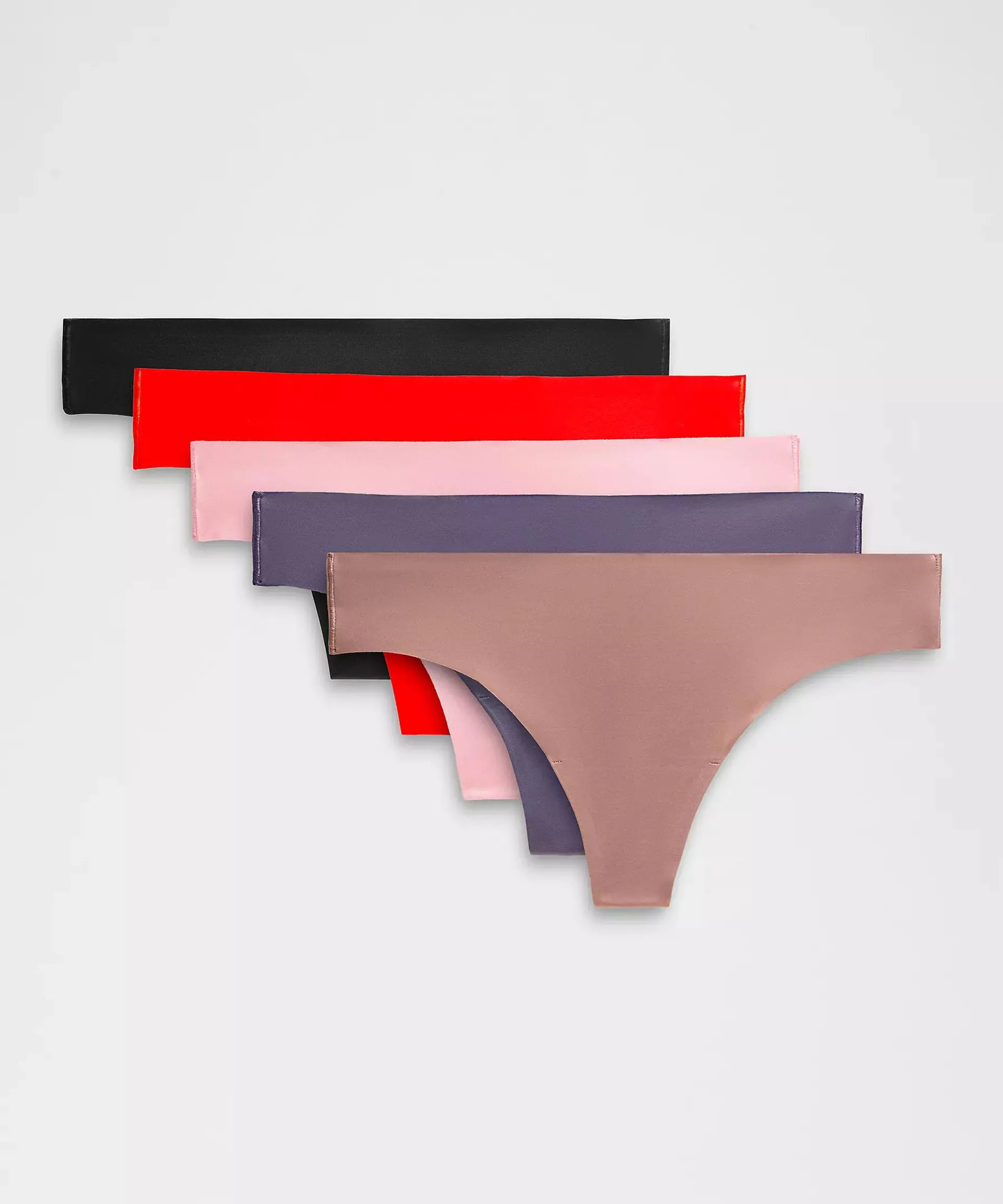 InvisiWear Mid-Rise Thong Underwear