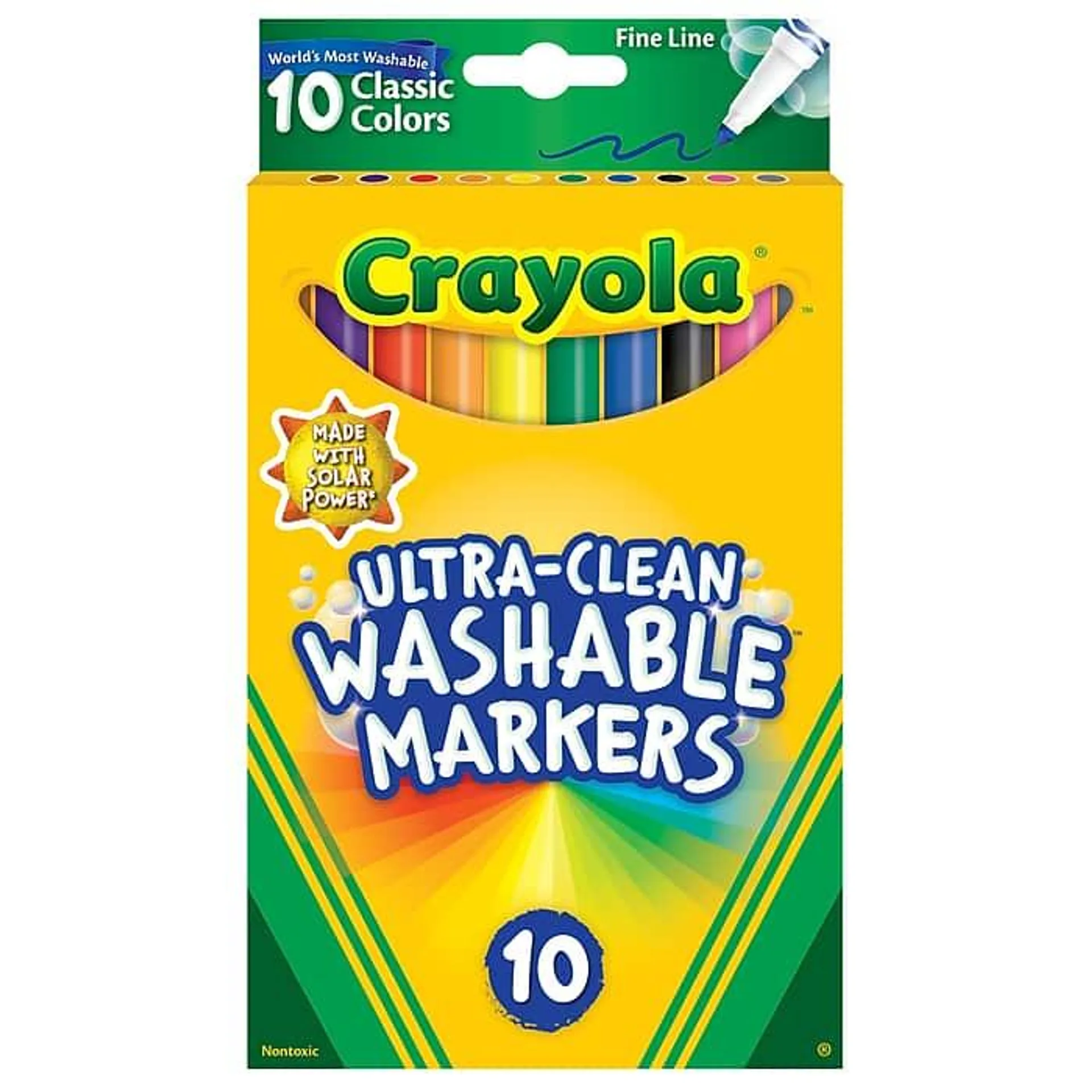 Crayola Ultra-Clean Washable Kids Marker,