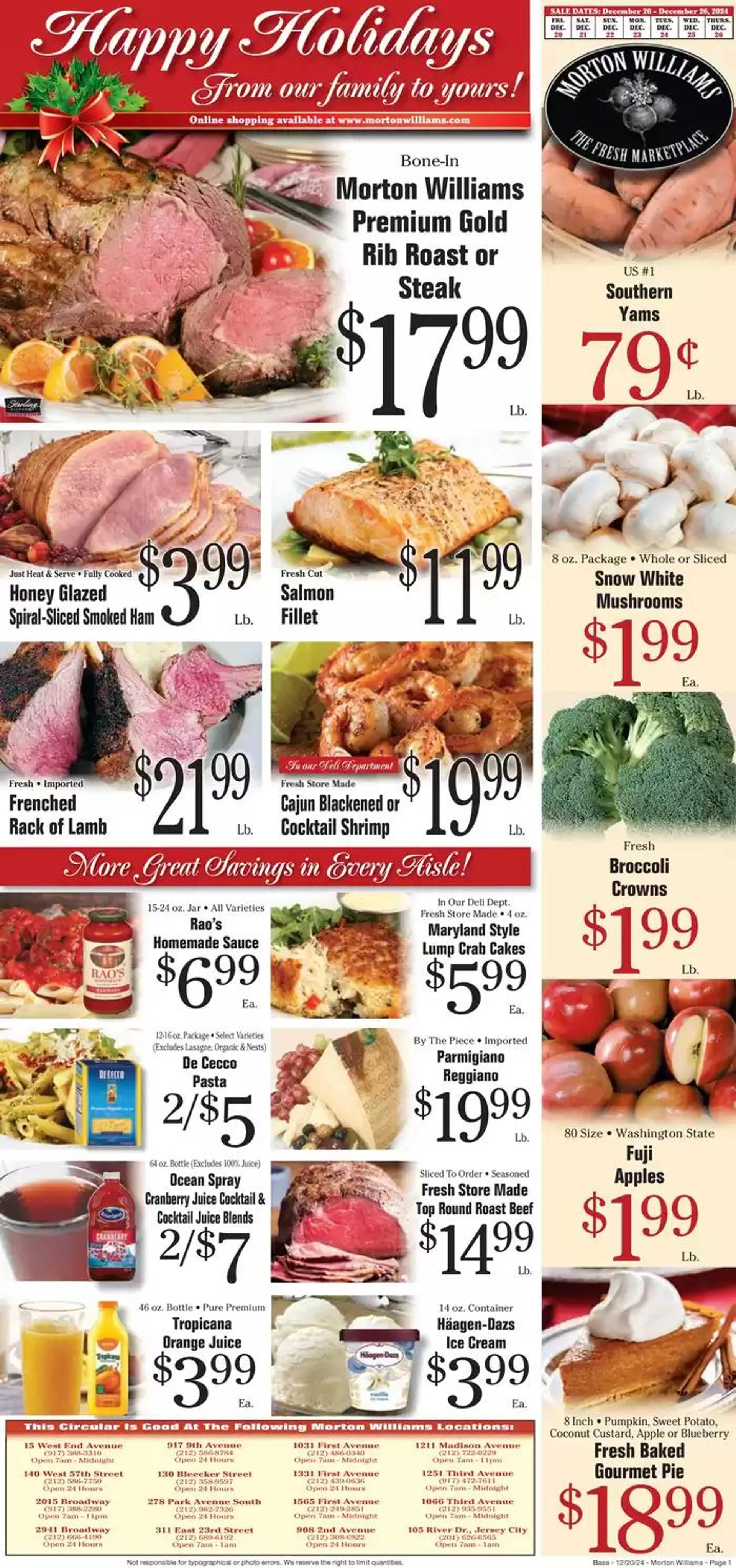 Morton Williams Weekly Specials - 1