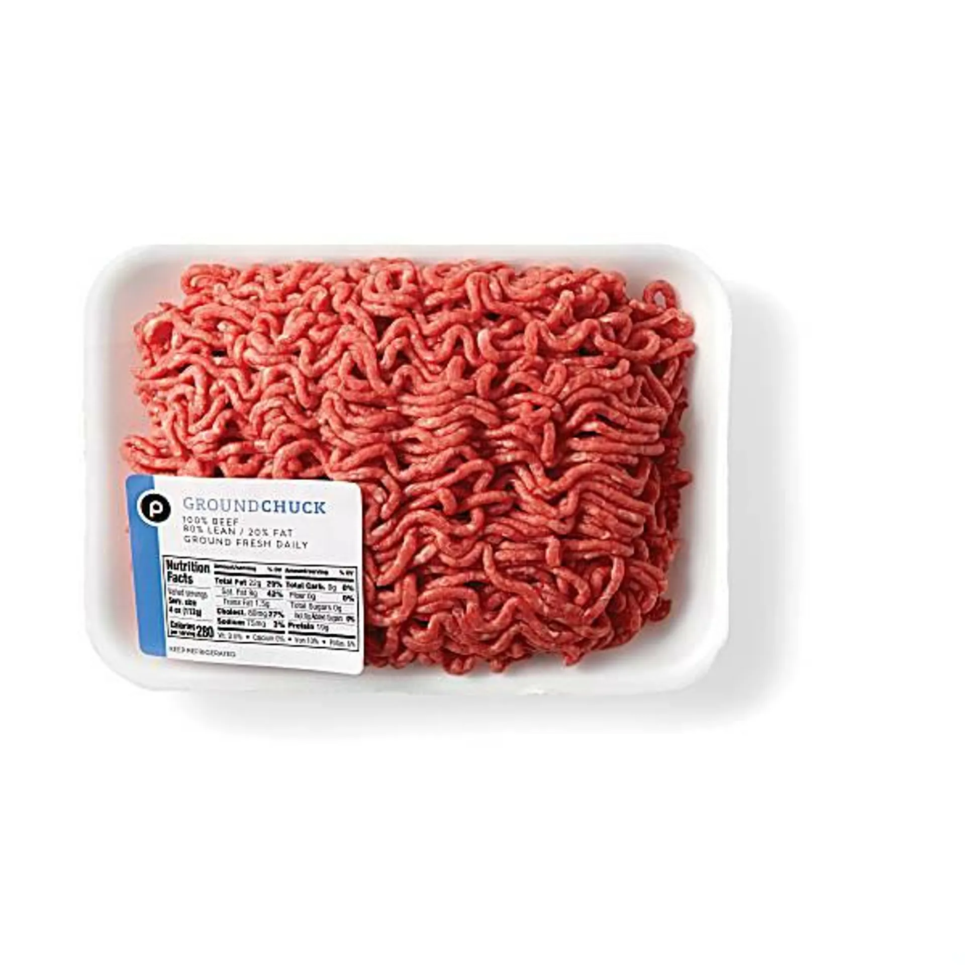 Publix Ground Chuck Beef, USDA-Inspected