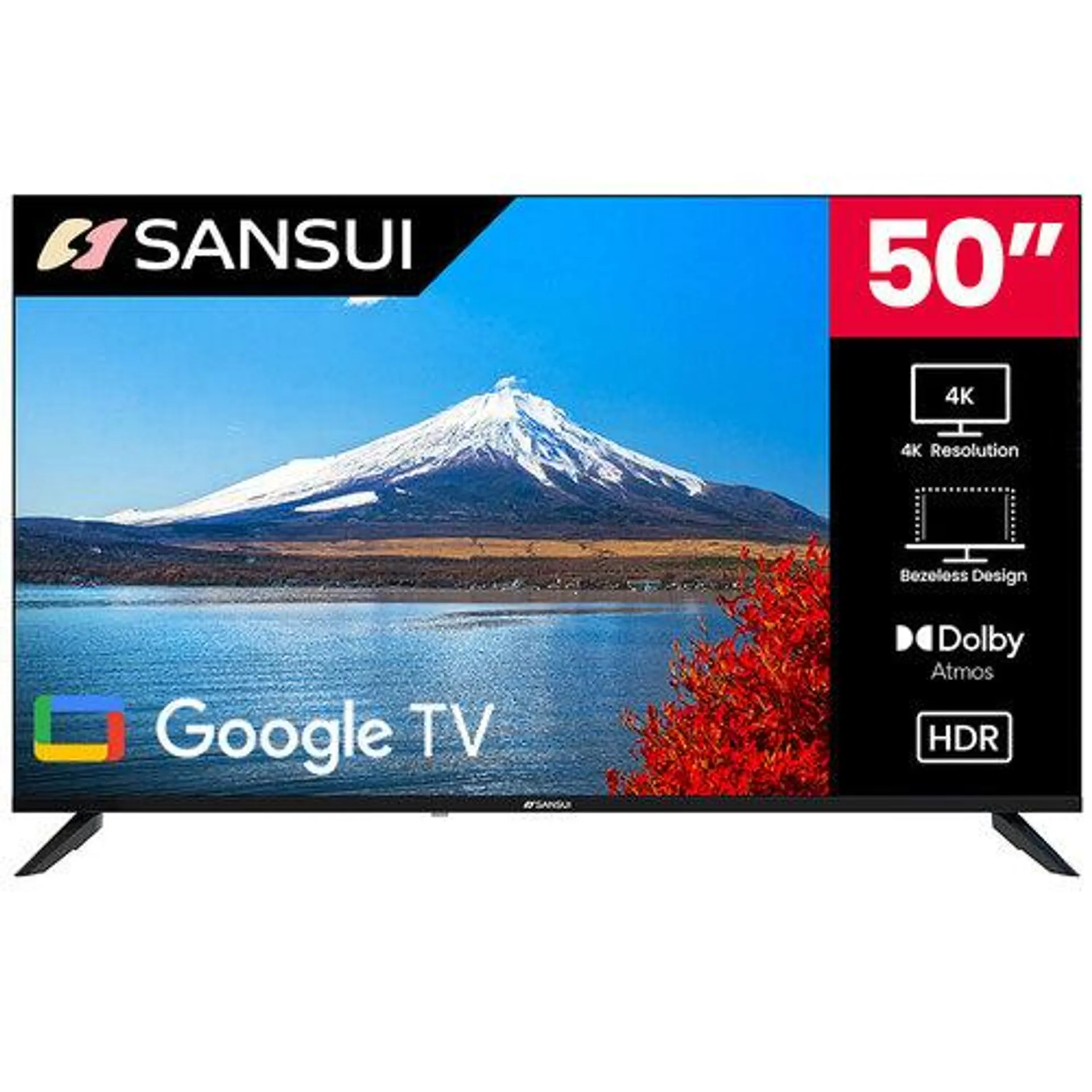 50" 4K UHD HDR Smart LED Google TV