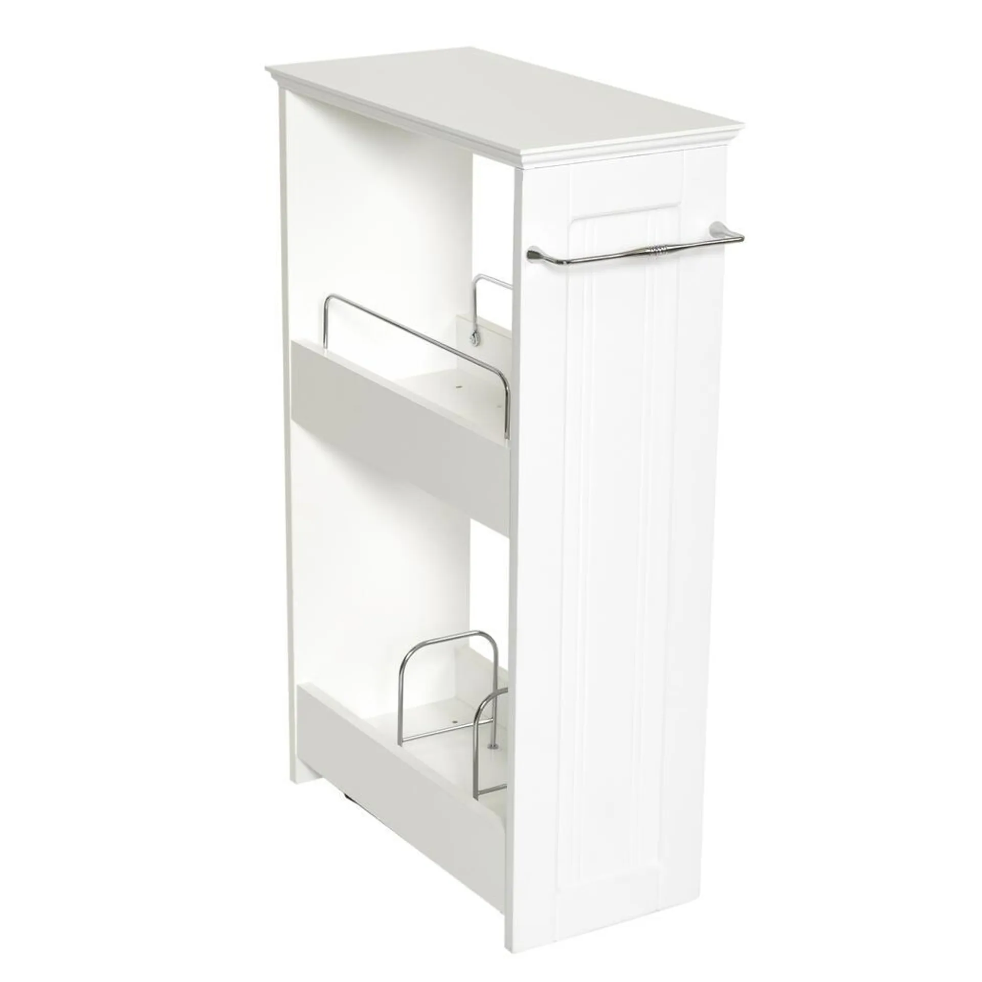 Zenna Home® Slimline White Freestanding Bathroom Shelf