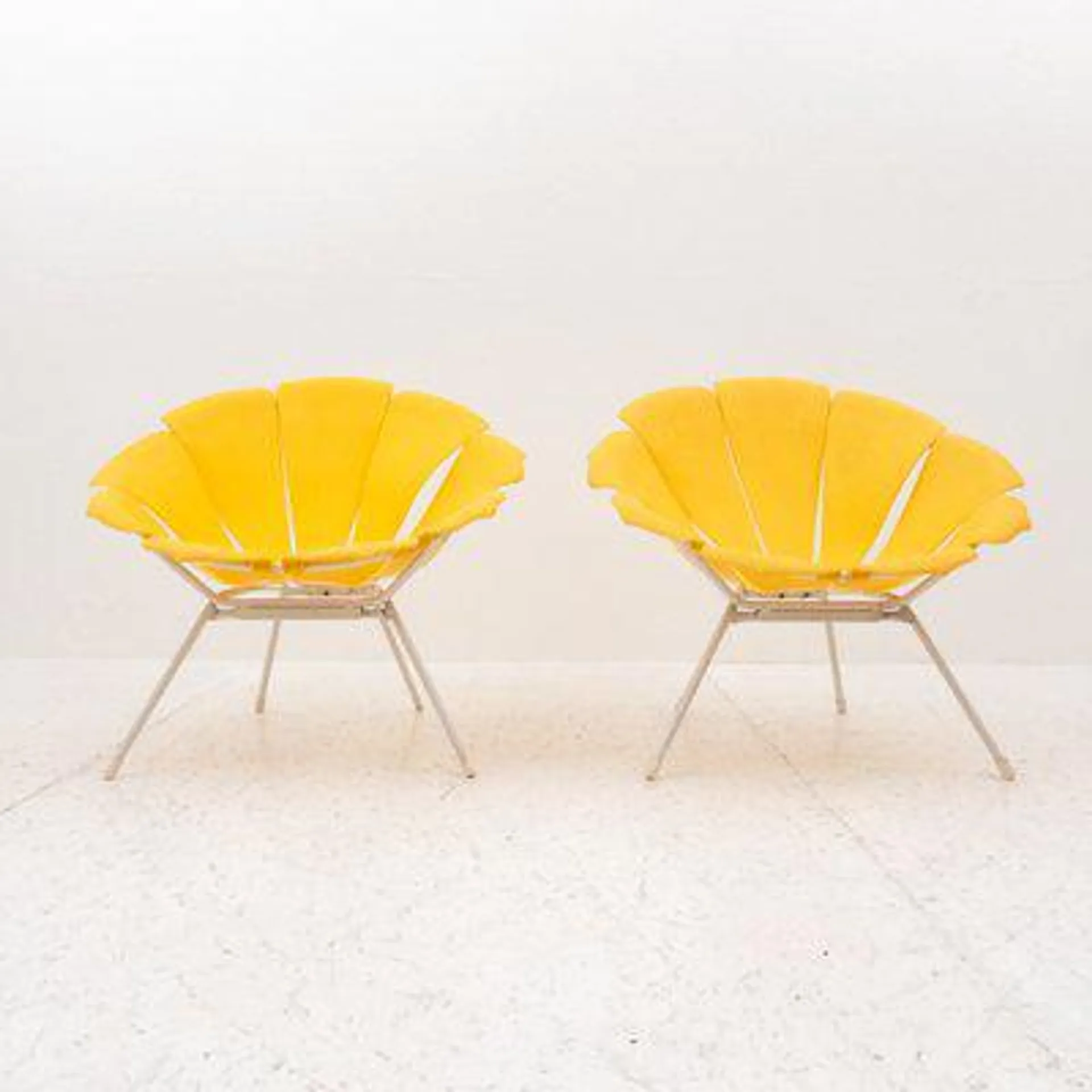 Flower Outdoor Chairs from Grosfillex, France, 1970s, Set of 2