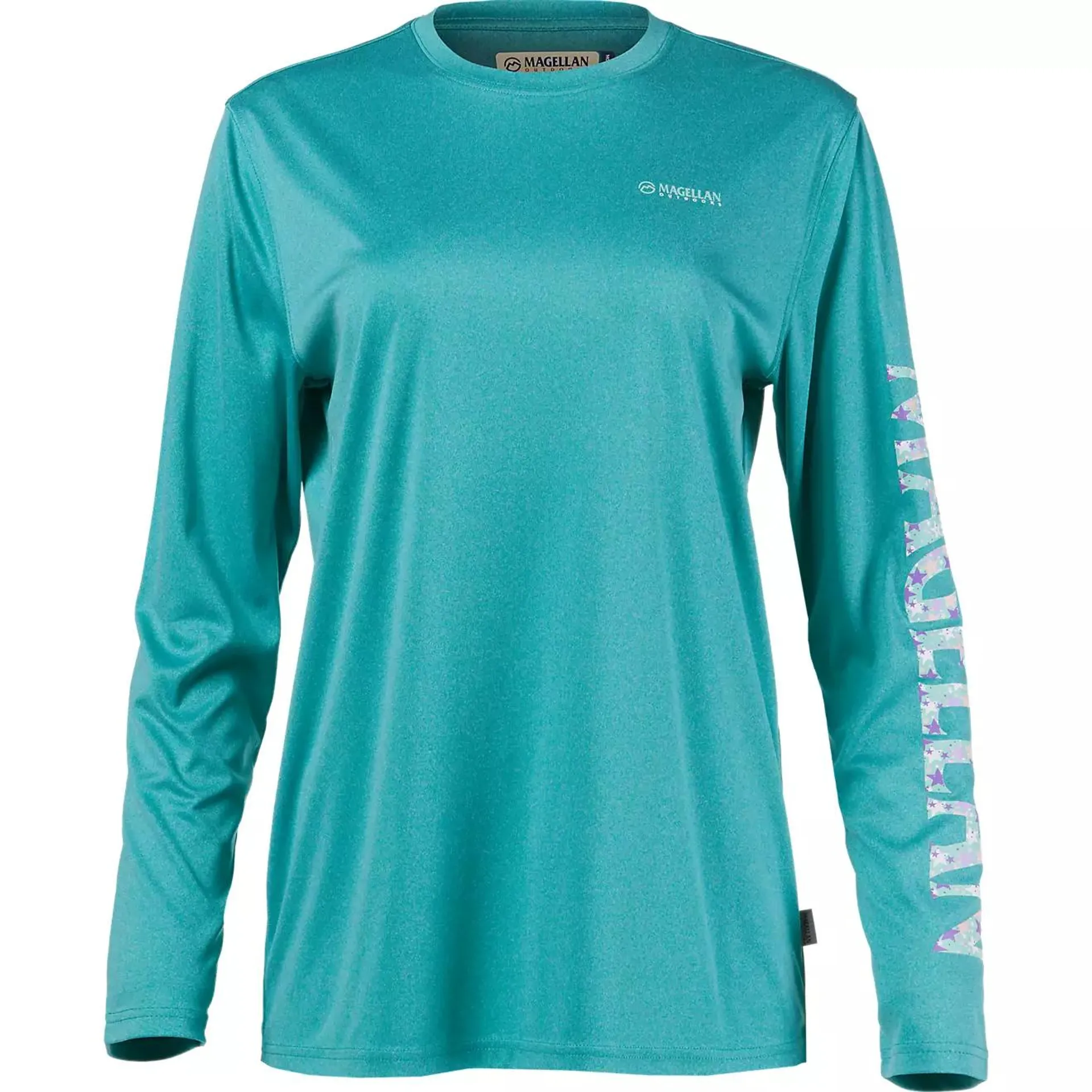 Magellan Outdoors Women's Caddo Lake Logo Crew Long Sleeve T-shirt