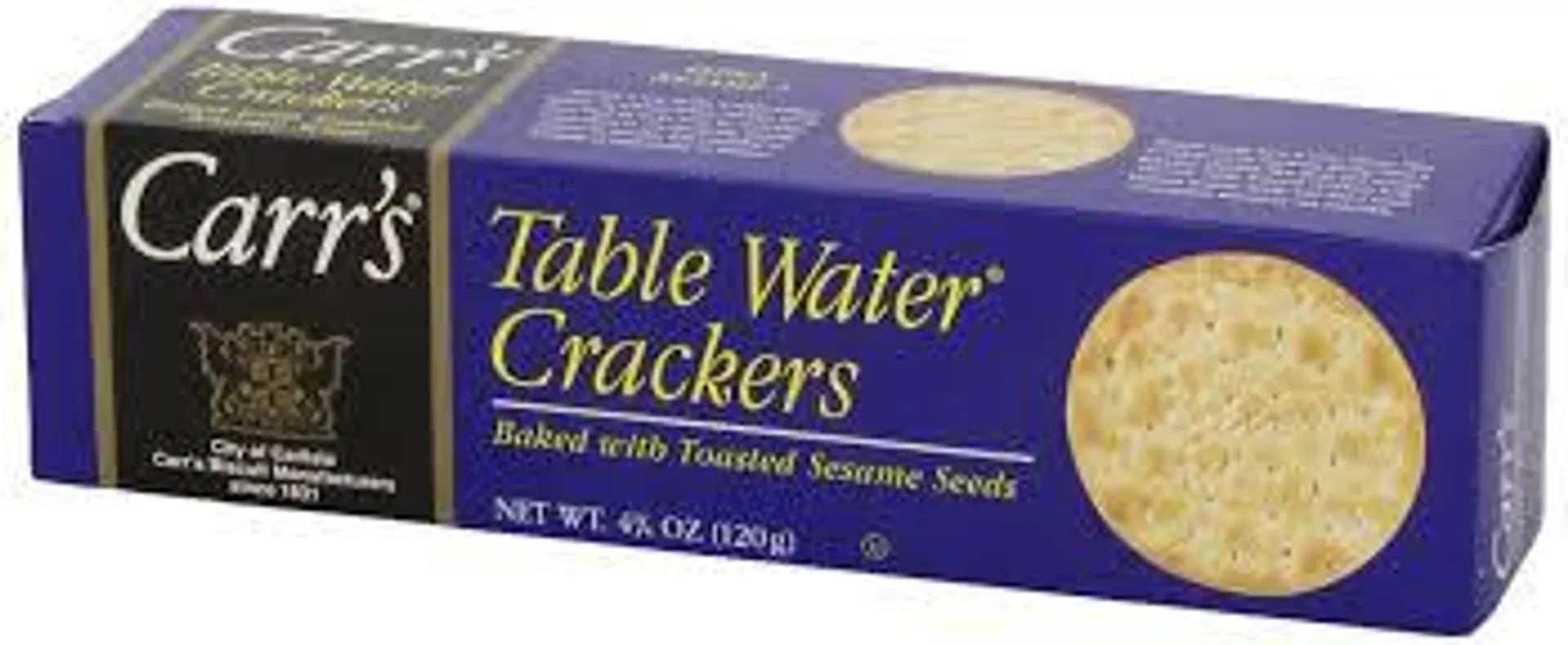 Carrs - Tablewater Sesame Crackers 4.25 Oz