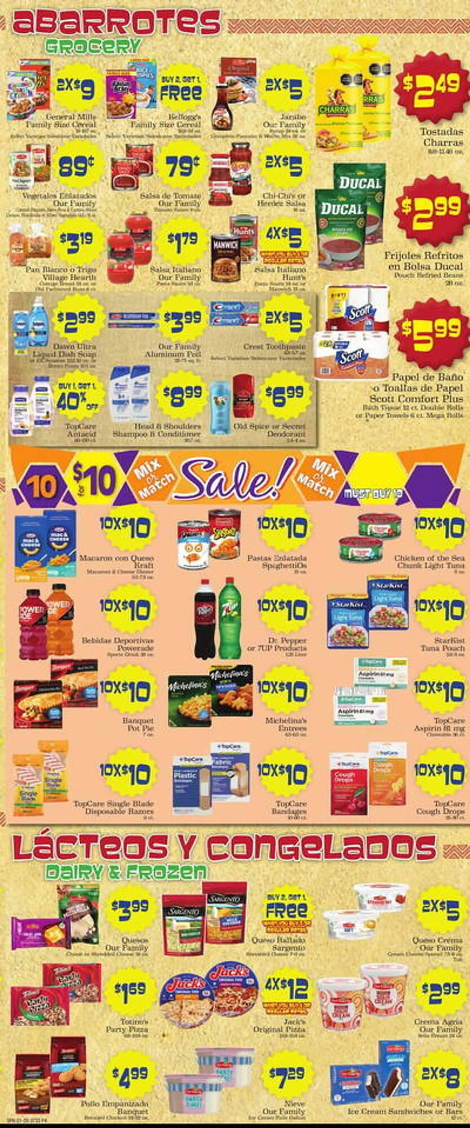 Catálogo de Supermercado Nuestra Familia Weekly Ad 26 de enero al 1 de febrero 2025 - Página 4