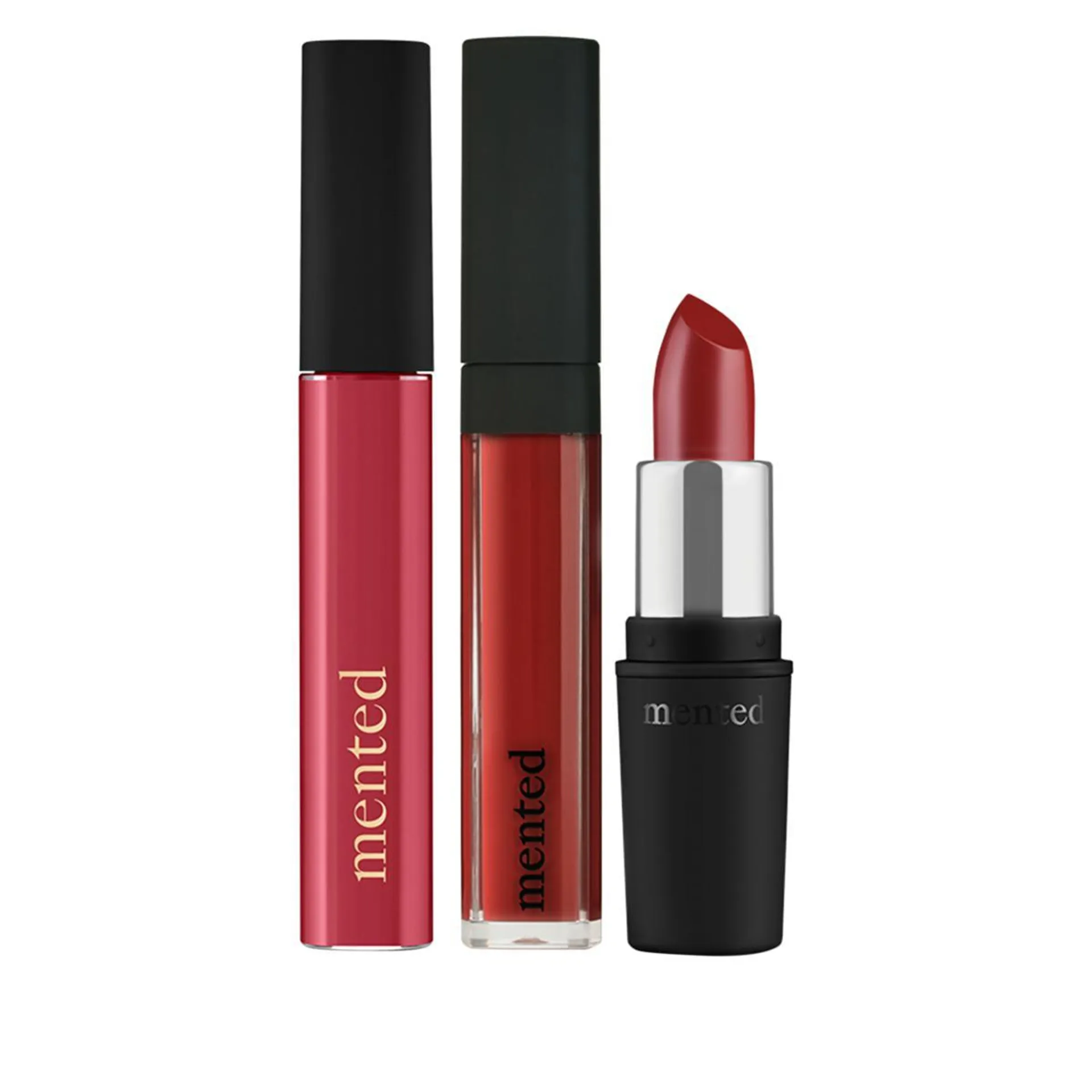 Mented 3-piece Red Lip Set