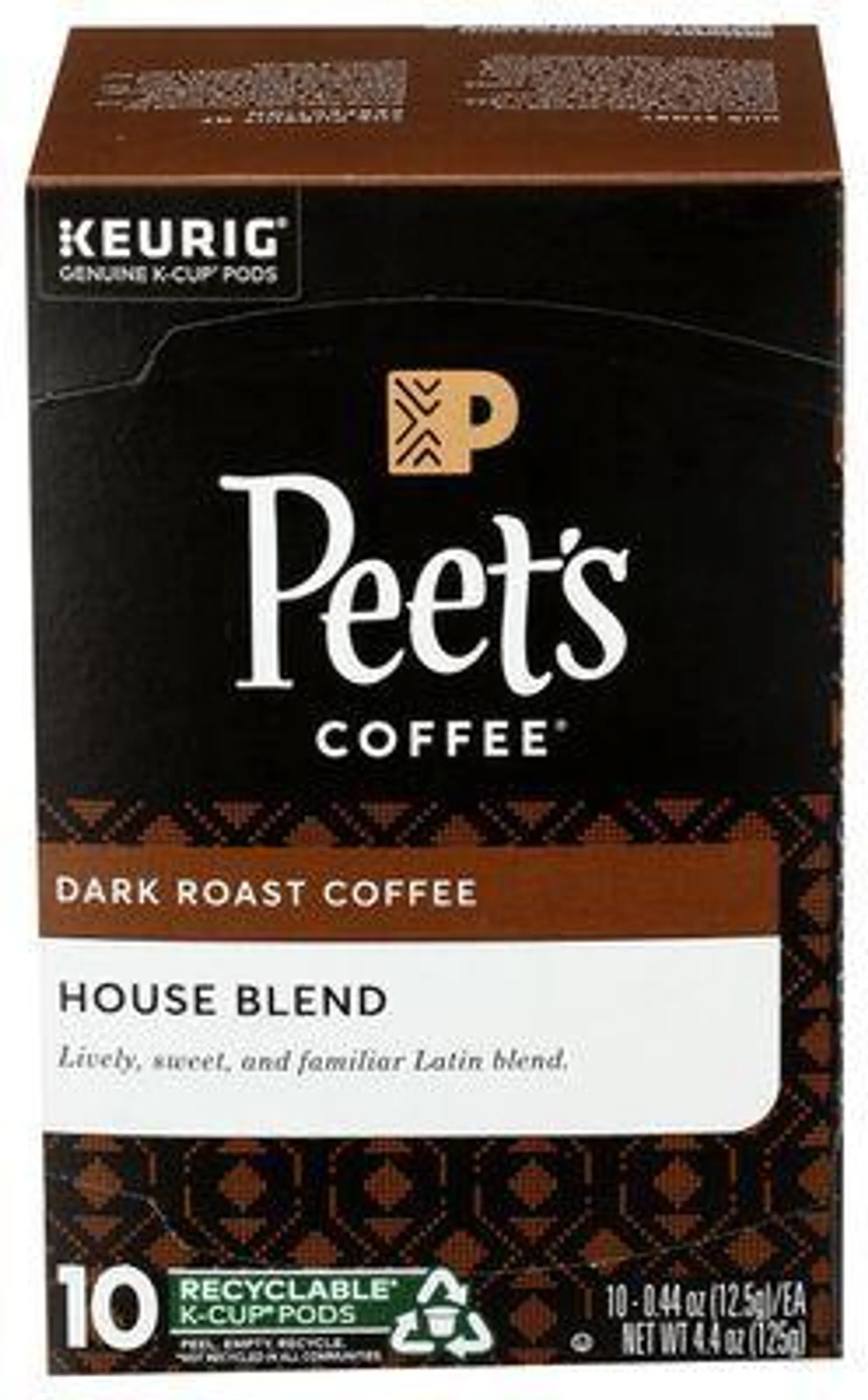 Peet's Coffee House Blend Dark Roast K-Cup