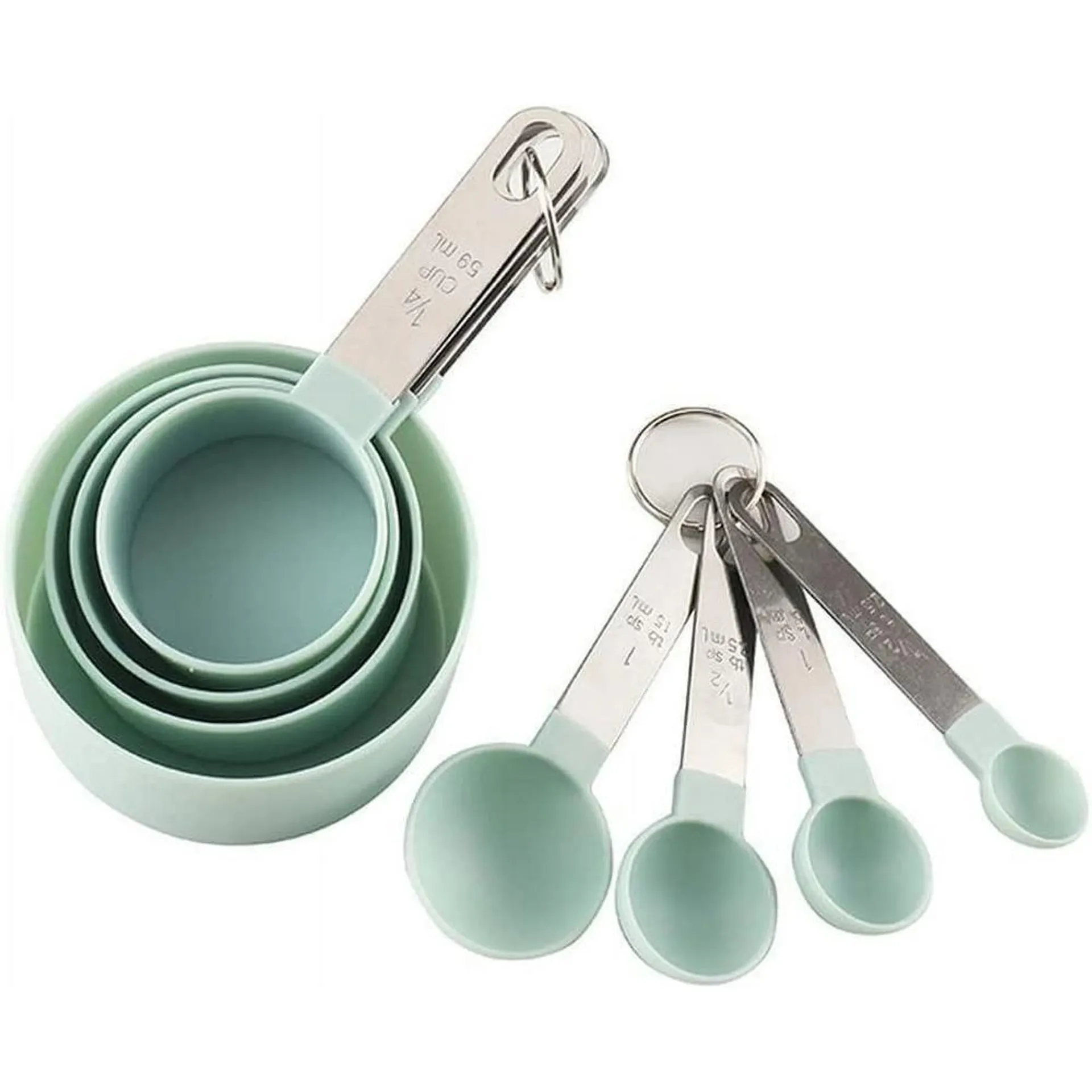 Green Measuring Spoon and Cup Set