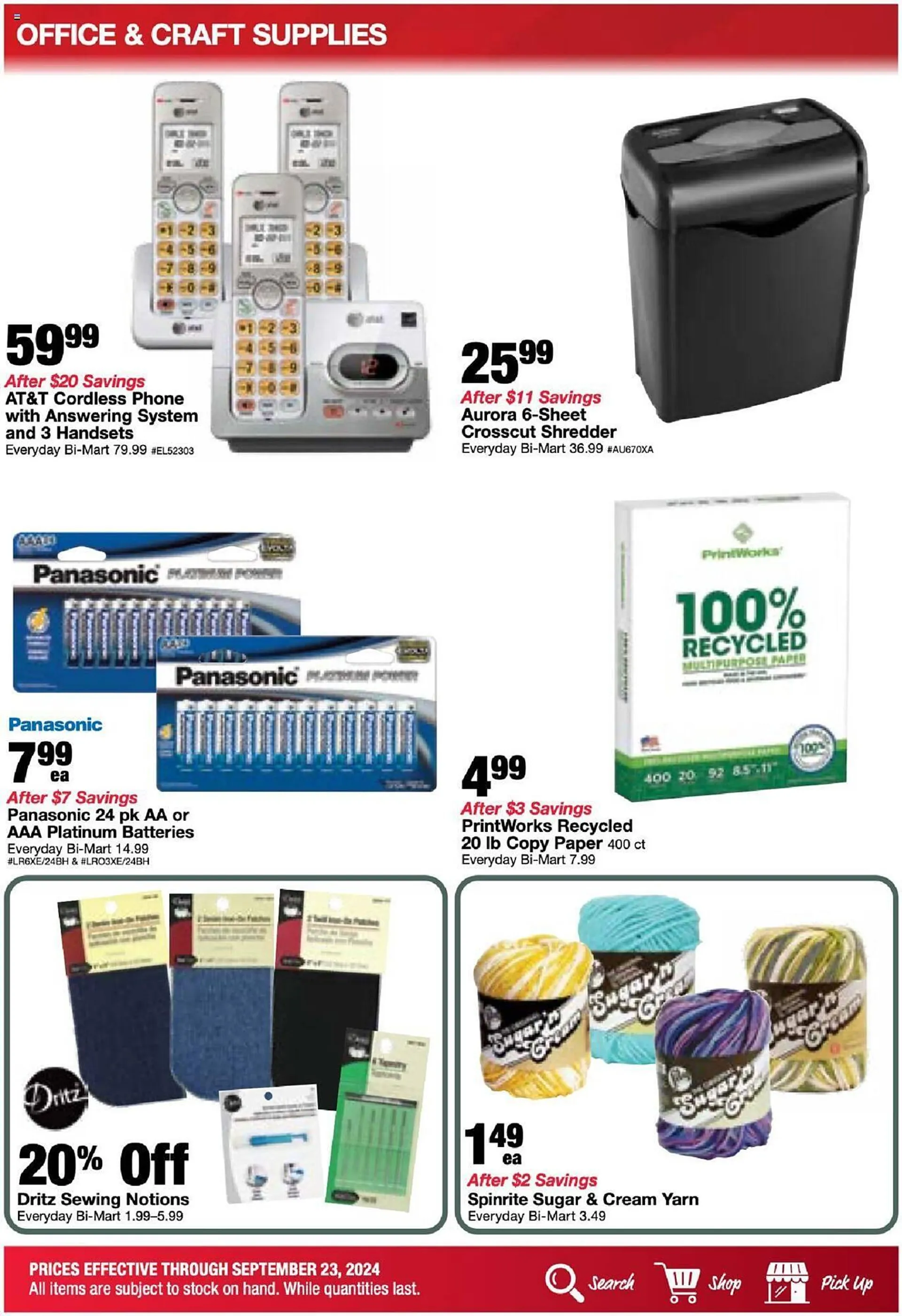 Weekly ad Bi-Mart Weekly Ad from September 17 to September 23 2024 - Page 9