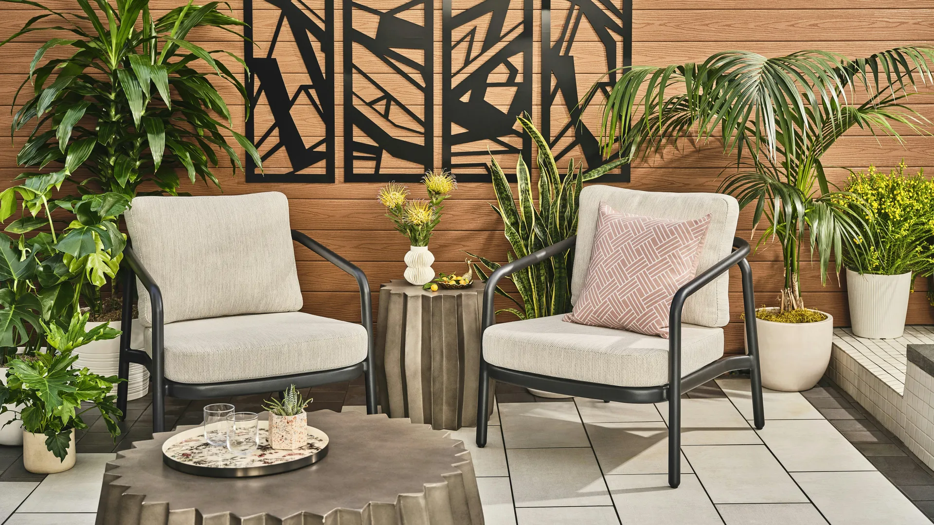 Cia Outdoor Chair Set (Set of 2)