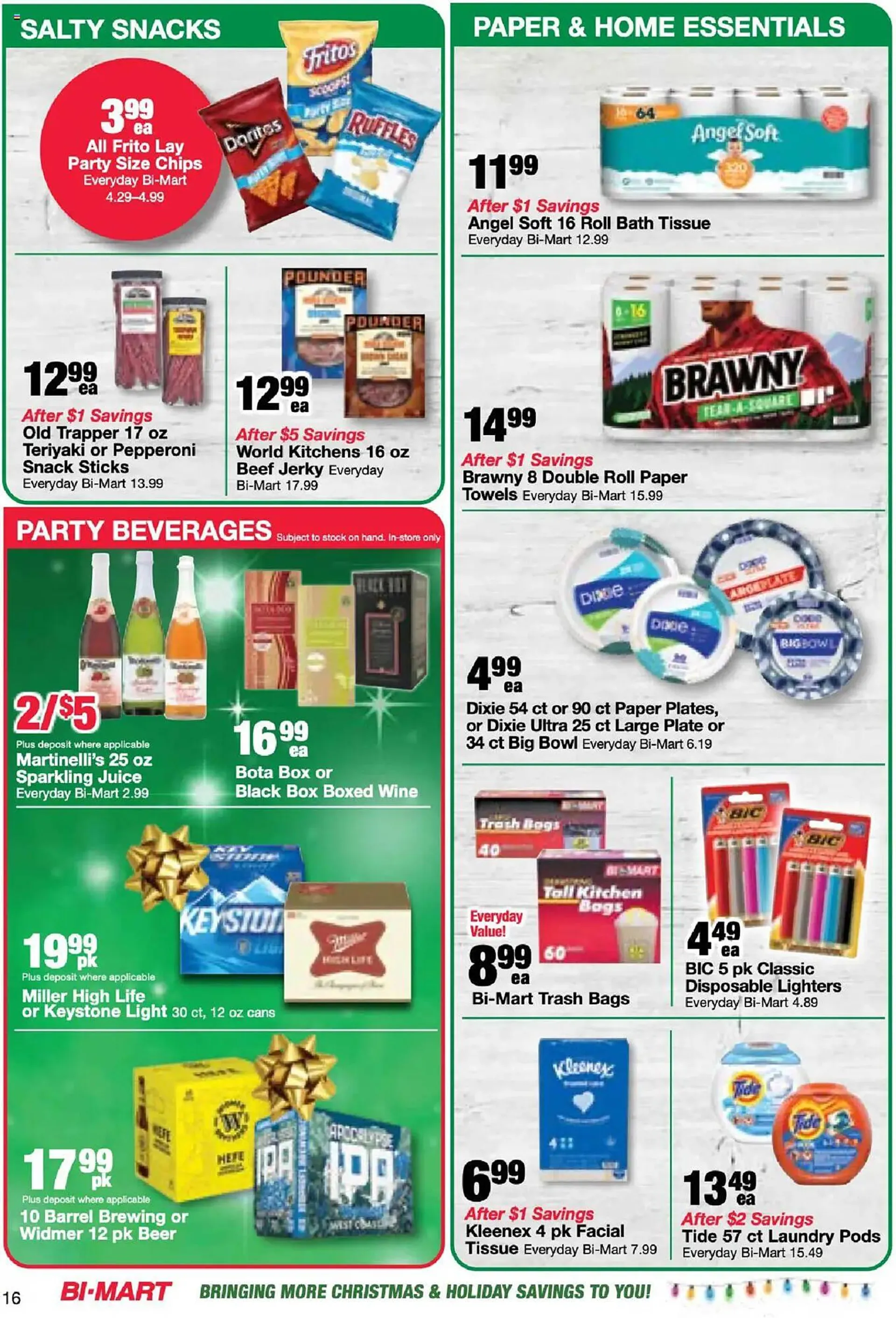 Weekly ad Bi-Mart Weekly Ad from December 3 to December 16 2024 - Page 16