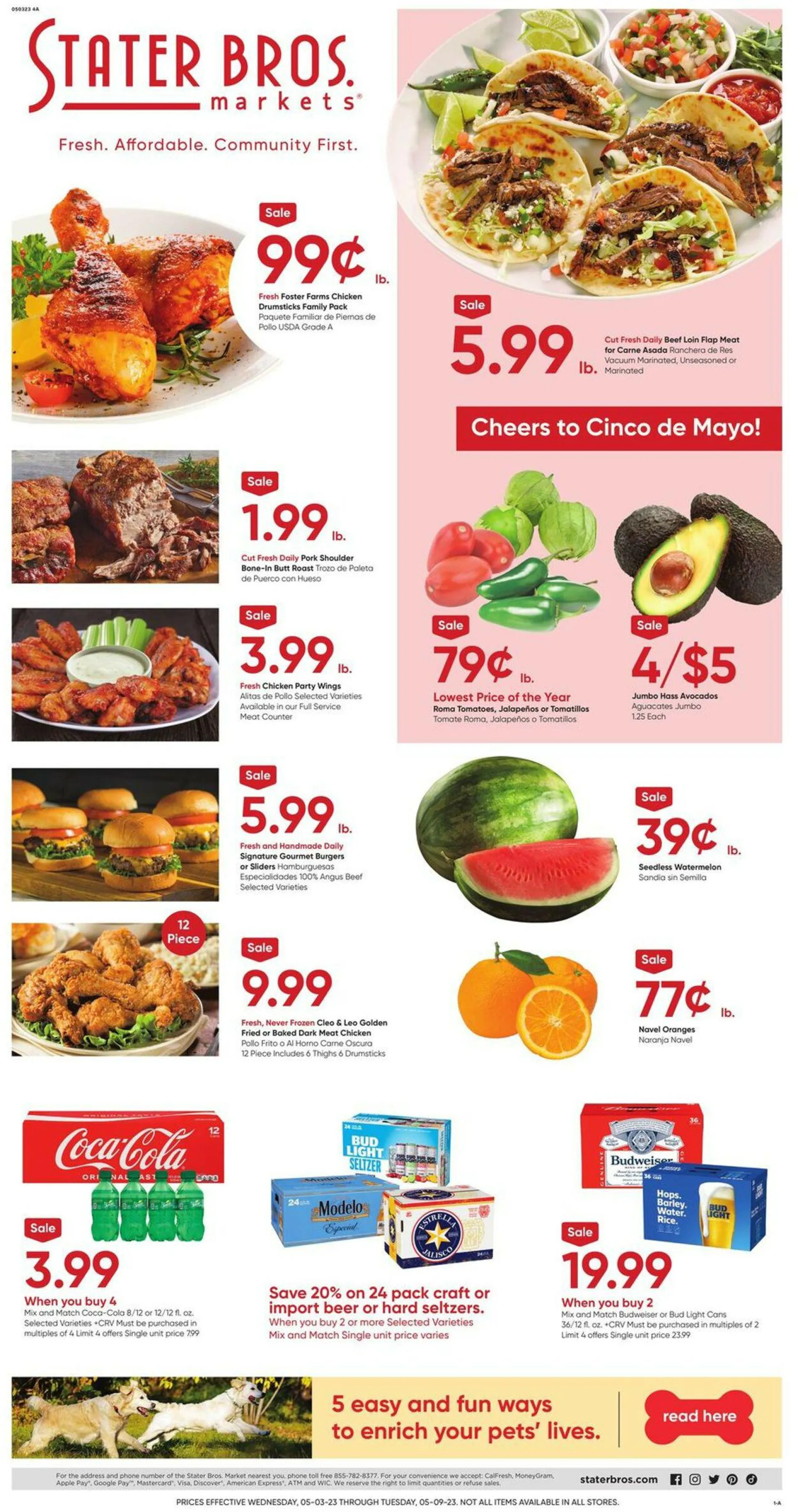 Stater Bros. Current weekly ad - 1
