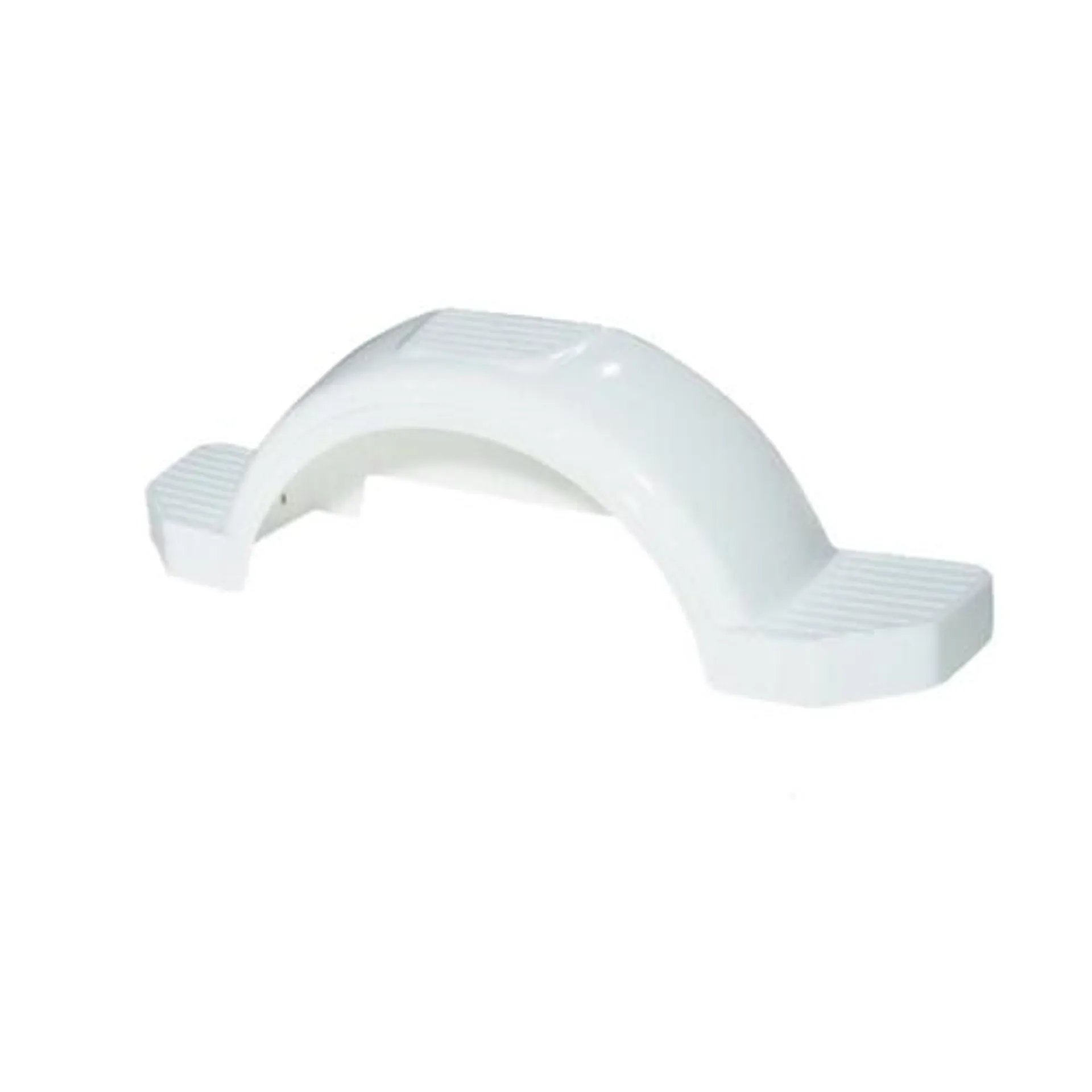 Wesbar 14" Plastic Fender with Step, White