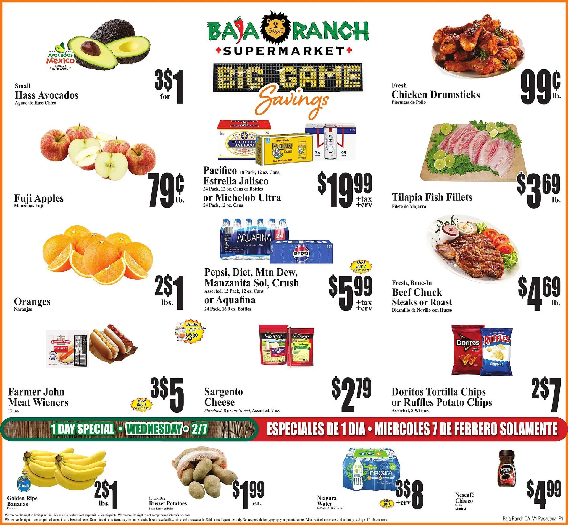 Weekly ad Baja Ranch Weekly Ad from February 7 to February 13 2024 - Page 