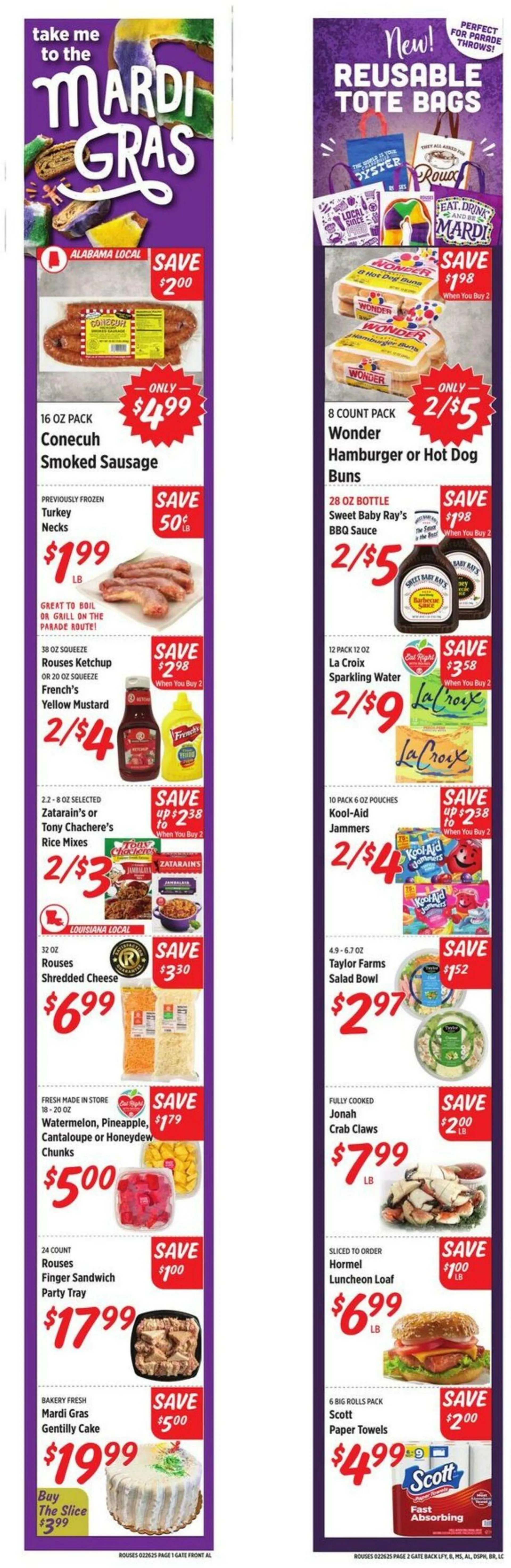 Catálogo de Rouses Current weekly ad 26 de febrero al 5 de marzo 2025 - Página 1