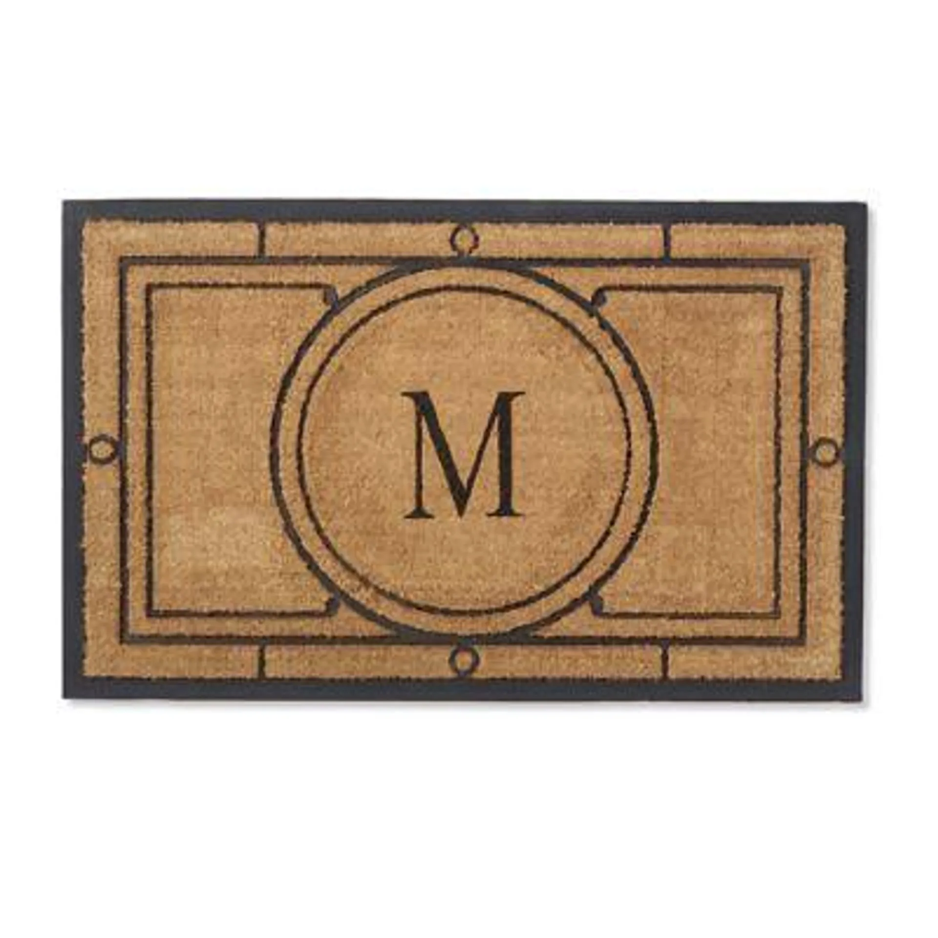 Conrad Monogrammed Coco Door Mat