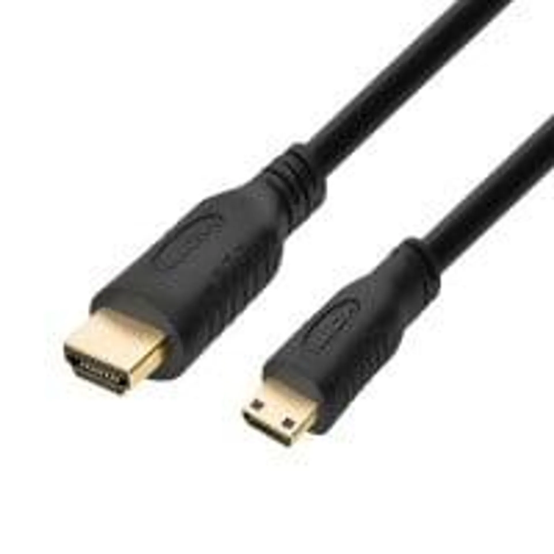 Monoprice High Speed HDMI Cable with HDMI Mini Connector - 4K@60Hz HDR 18Gbps YCbCr 4:4:4 30AWG 6ft Black