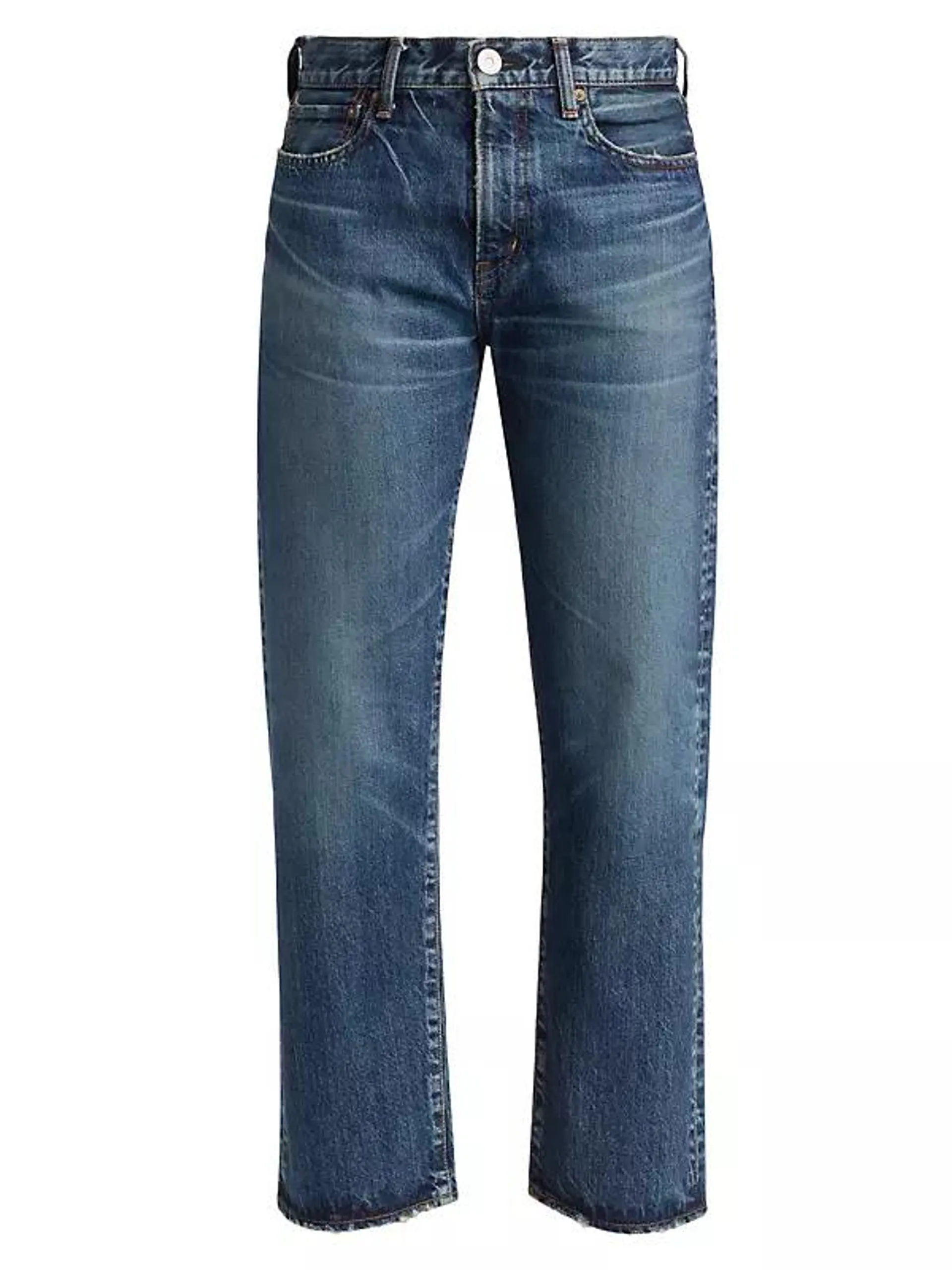 Jessamine Mid-Rise Straight-Leg Jeans
