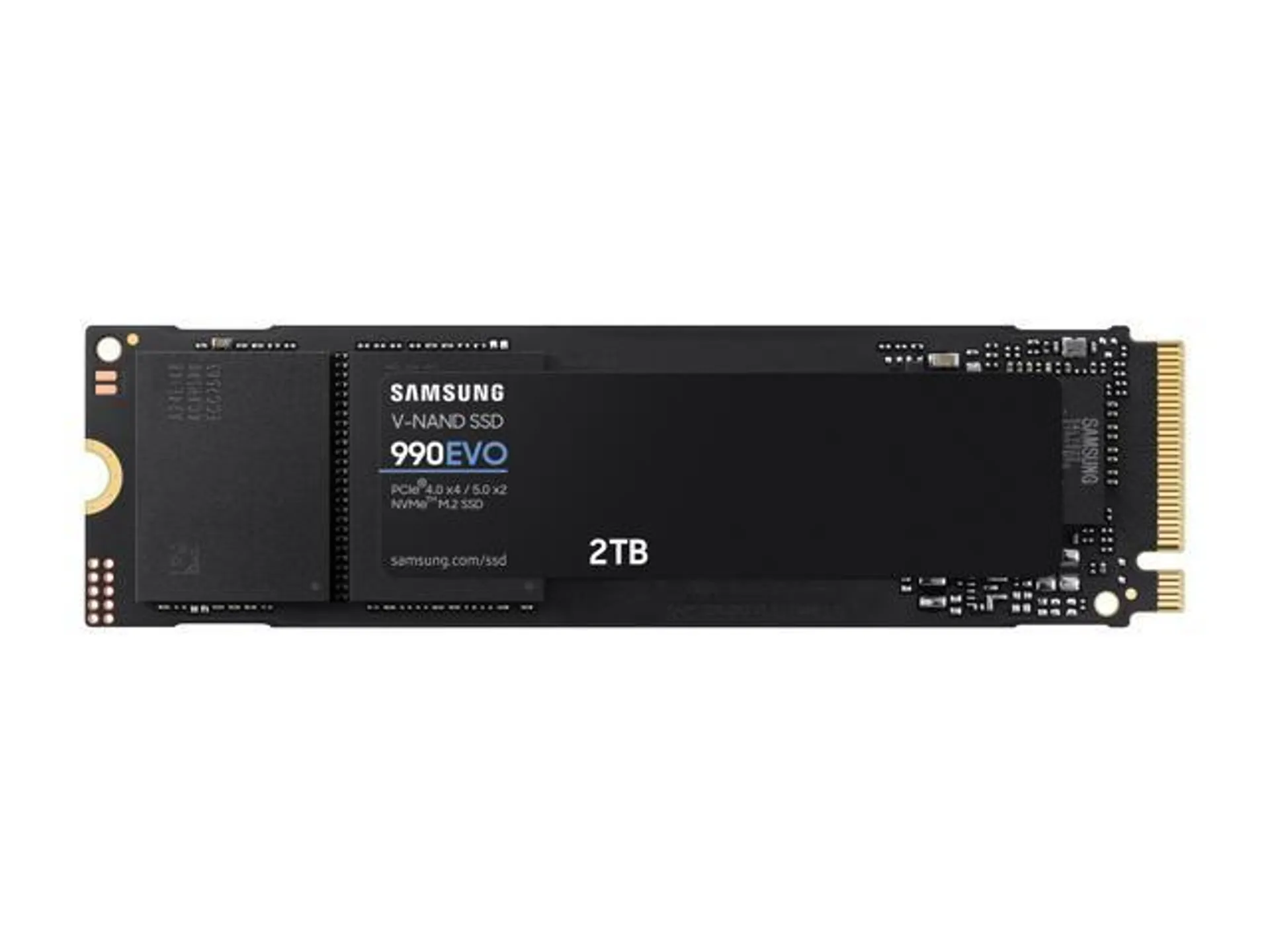 SAMSUNG 990 EVO SSD 2TB, PCIe Gen 4x4 | Gen 5x2 M.2 2280, Speeds Up-to 5,000MB/s, Upgrade Storage for PC/Laptops, HMB Technology and Intelligent Turbowrite (MZ-V9E2T0B/AM)