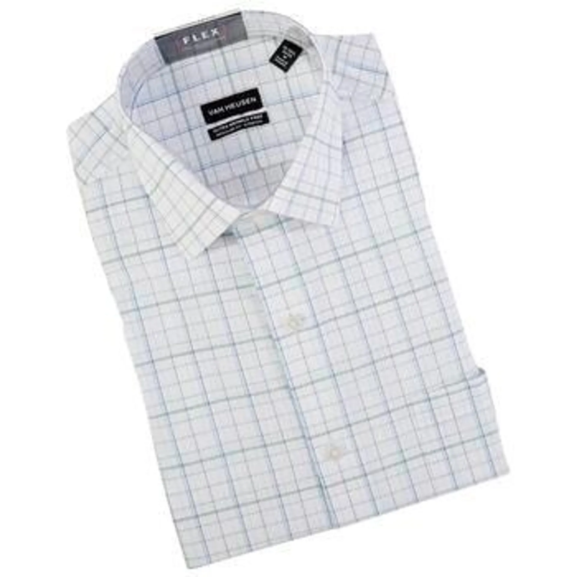 Mens Van Heusen® Regular Fit Wrinkle Free Dress Shirt - Plaid