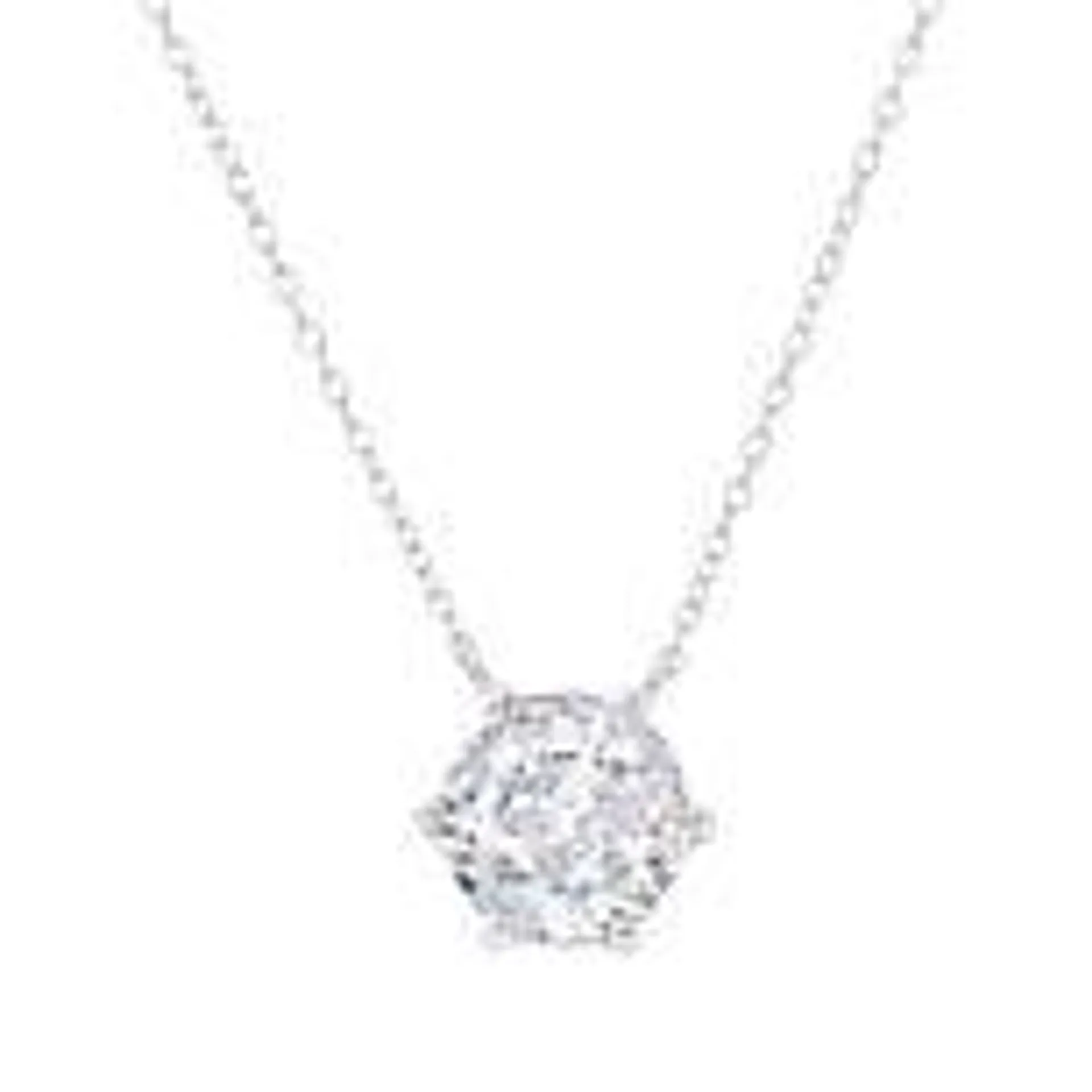 Radiance by Absolute™ Simulated Diamond Galaxy Cut Solitaire Necklace