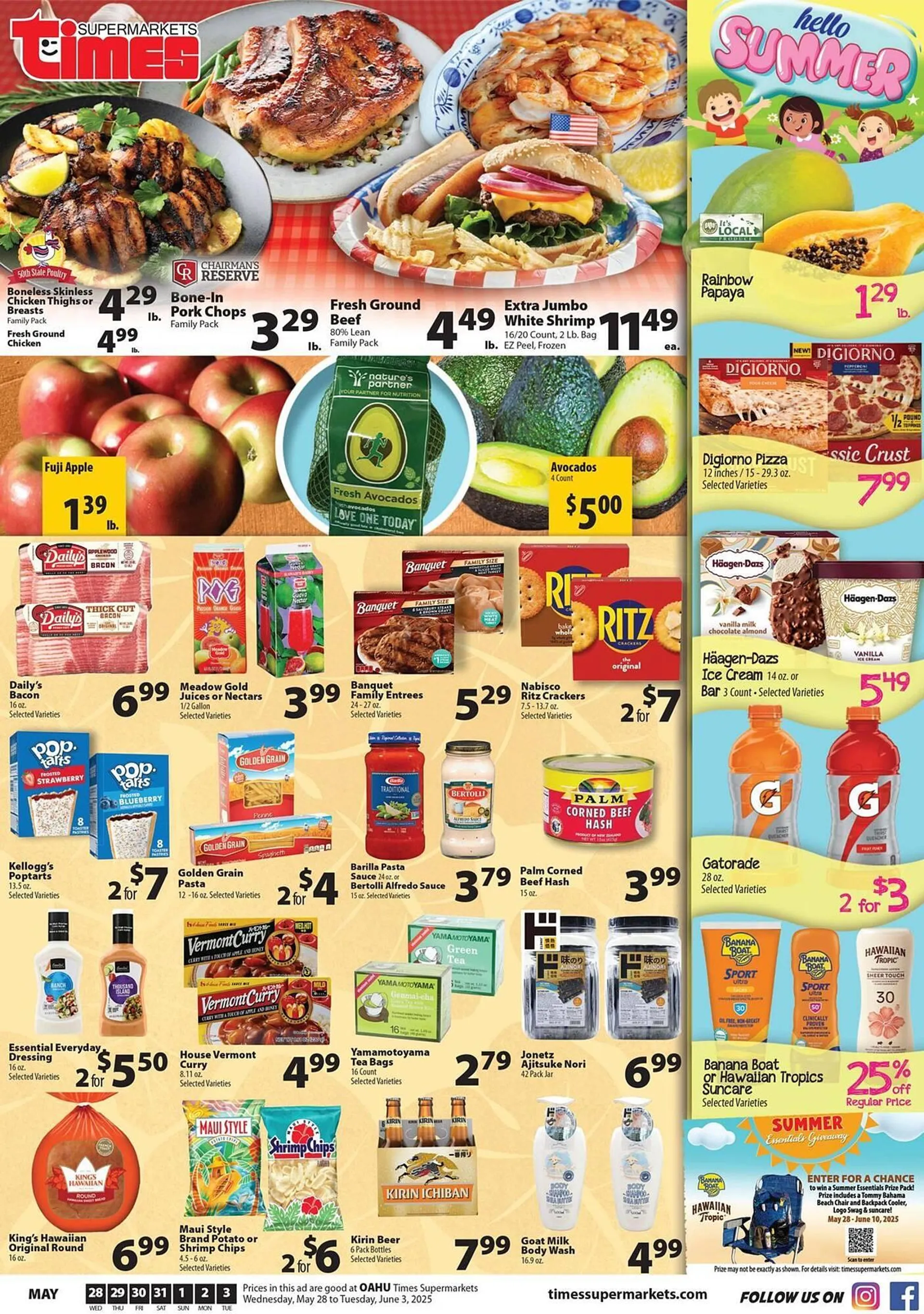 Weekly ad Times Supermarkets Weekly Ad from May 28 to June 3 2025 - Page 1