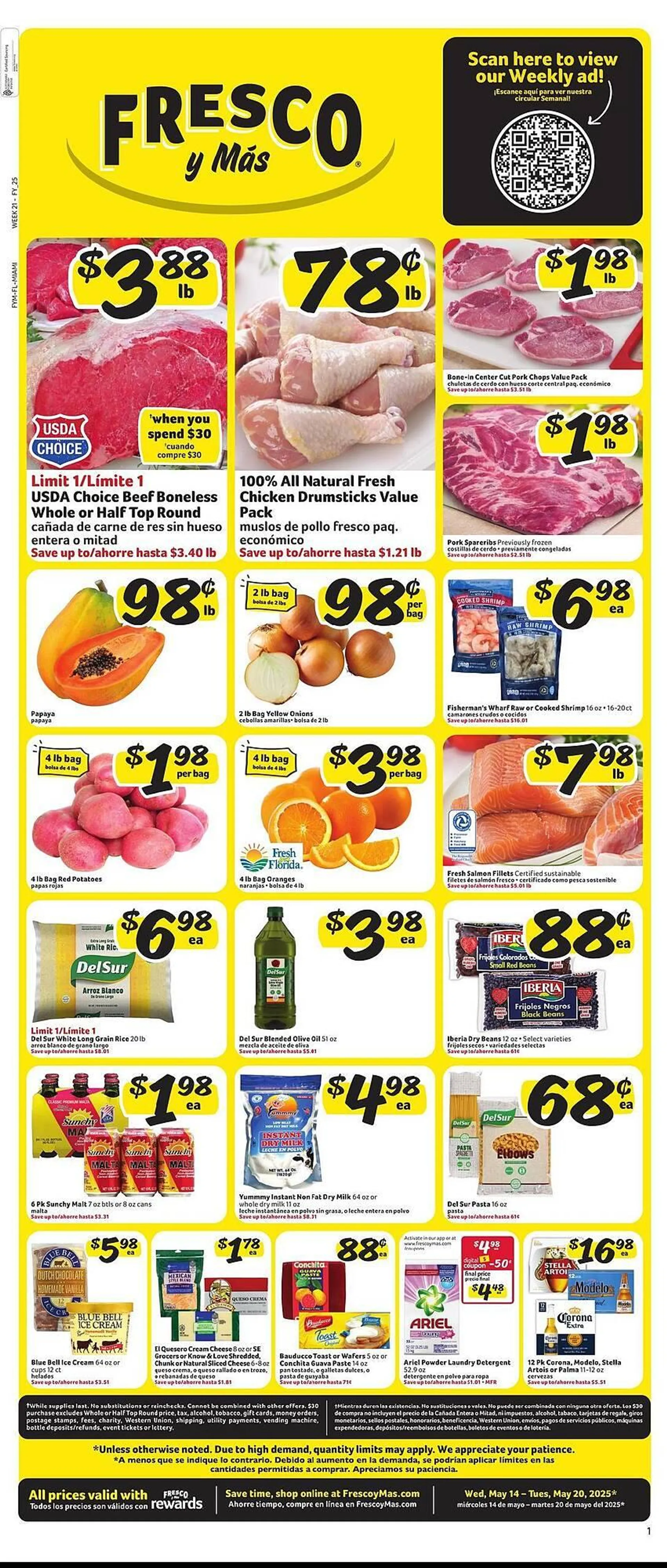 Fresco y Más Weekly Ad - 1