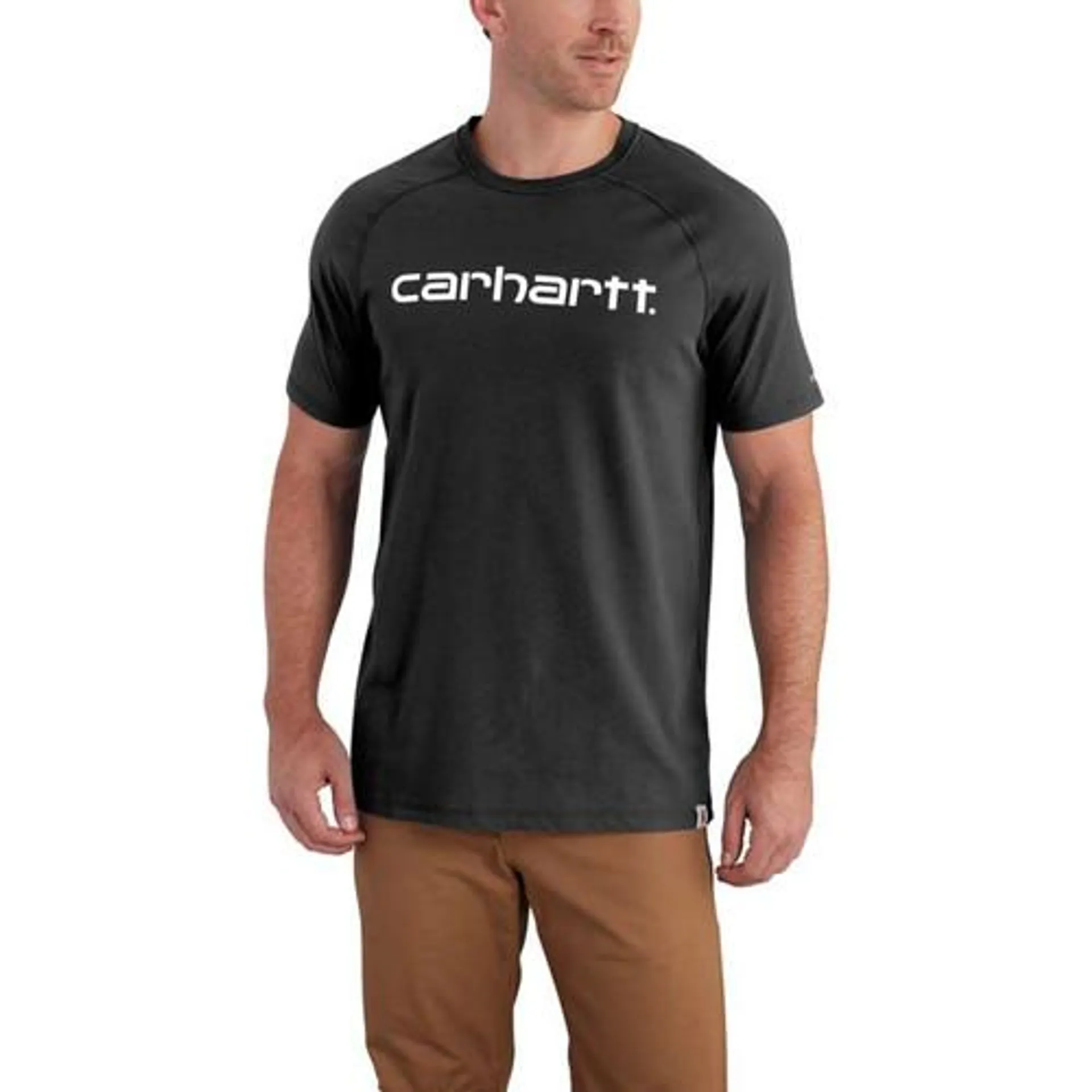 Carhartt Mens Cotton Delmont Graphic Short Sleeve Shirt