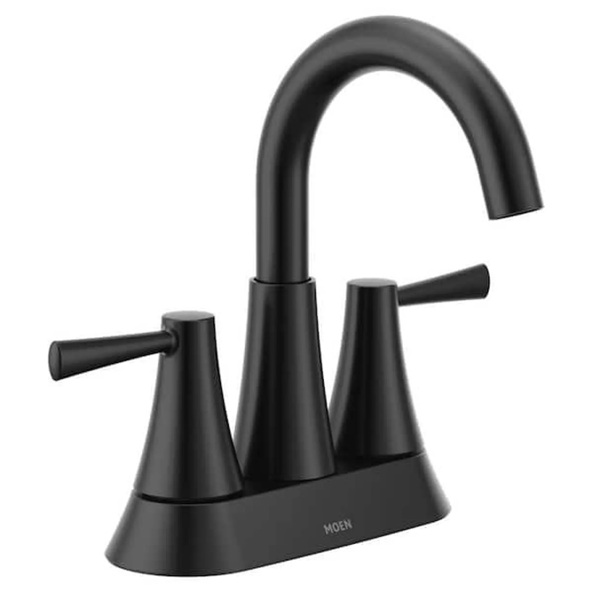 Ronan 4 in. Centerset 2-Handle Bathroom Faucet in Matte Black